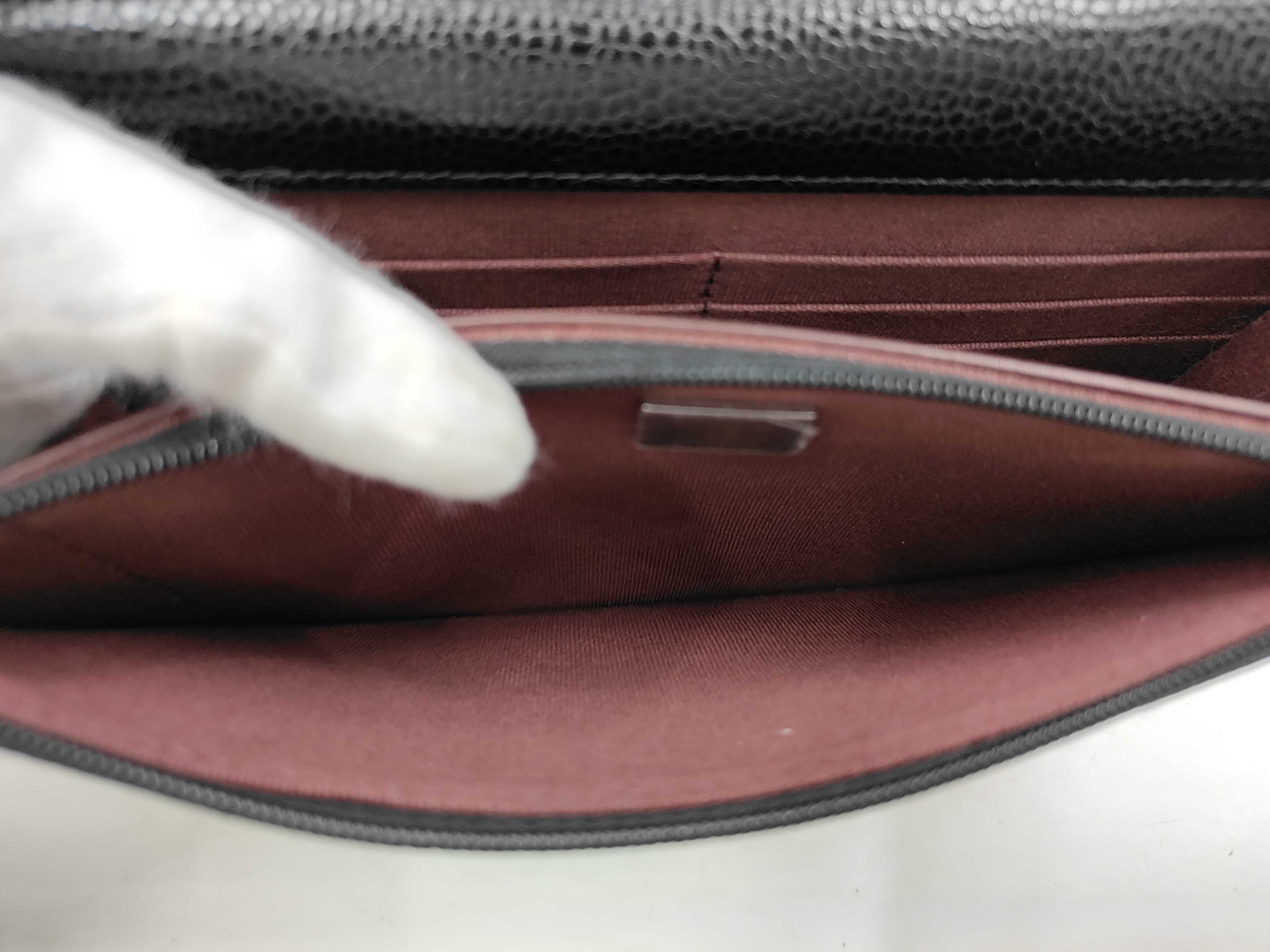 Chain Wallet Caviar Black SS Shoulder Bag — view 10