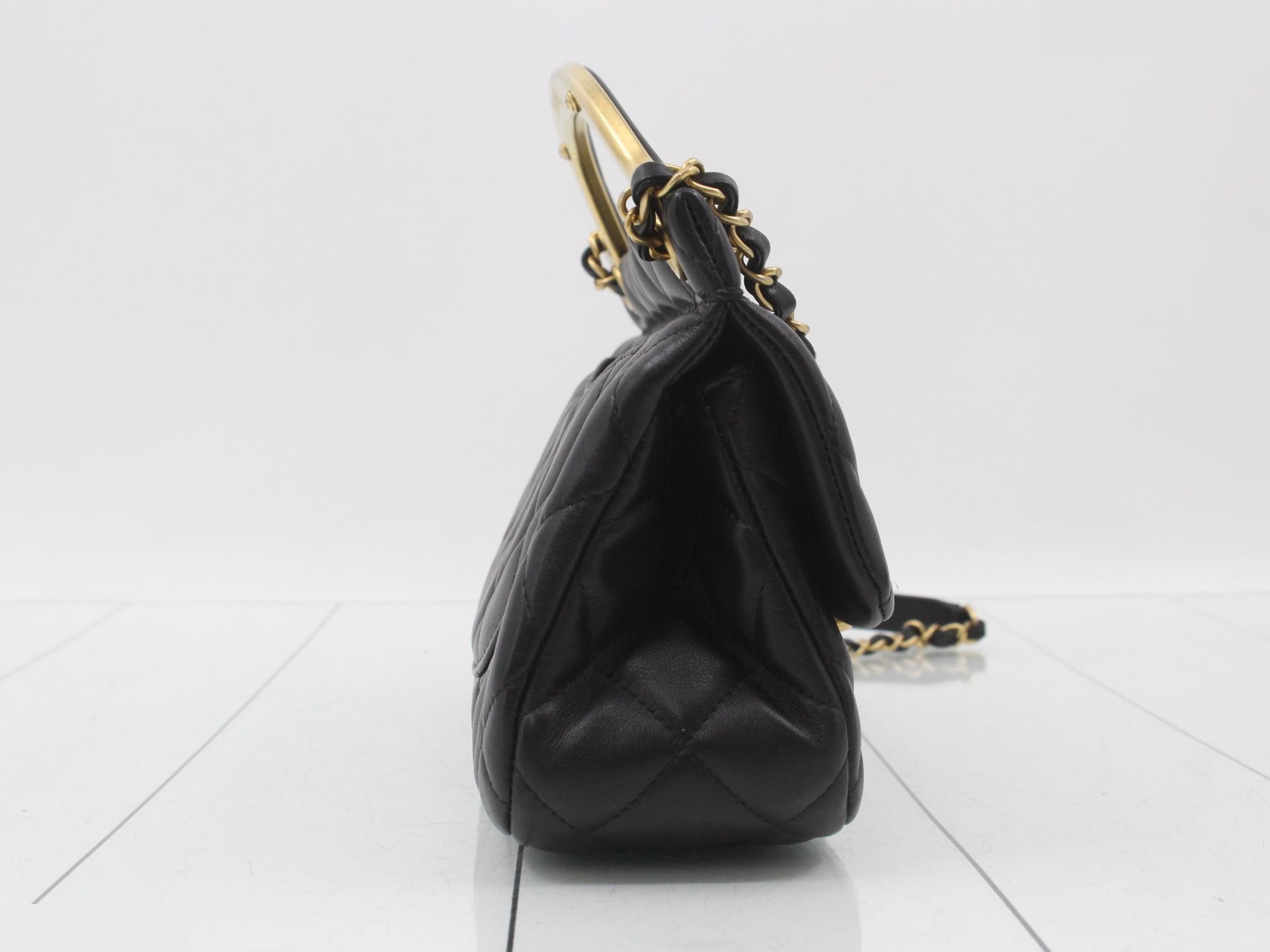 Lambskin Coco Mark 2-Way Chain Shoulder/Handbag — view 4