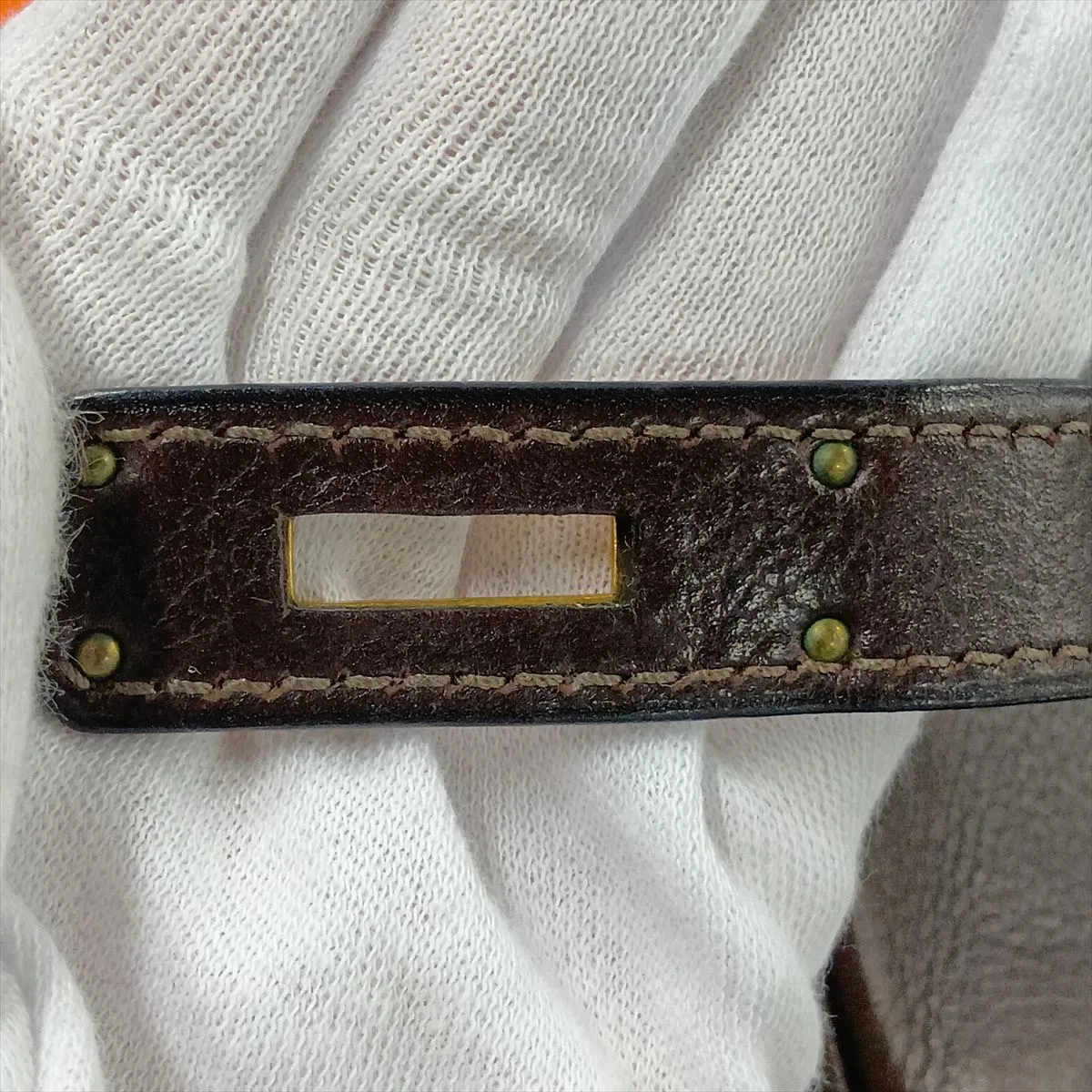[Individually packaged] Hermes Kelly 28 Retournée Veau Gulliver Havana Gold Hardware H:2004 — view 15