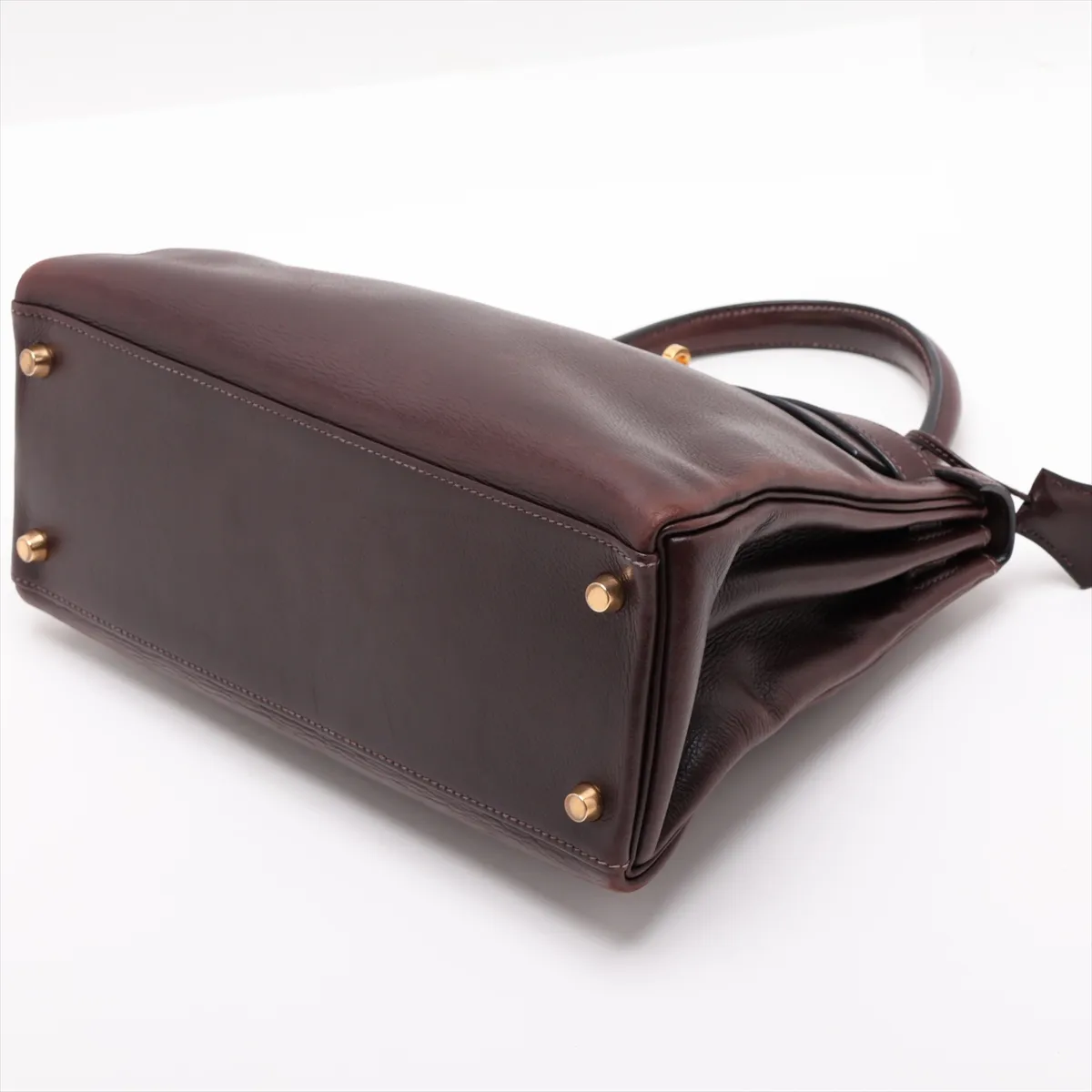 [Individually packaged] Hermes Kelly 28 Retournée Veau Gulliver Havana Gold Hardware H:2004 — view 3