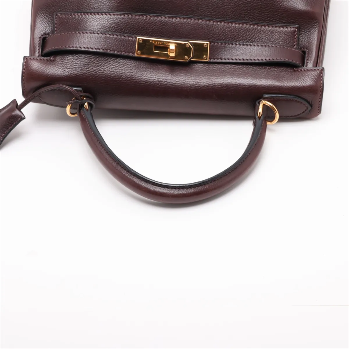 [Individually packaged] Hermes Kelly 28 Retournée Veau Gulliver Havana Gold Hardware H:2004 — view 5