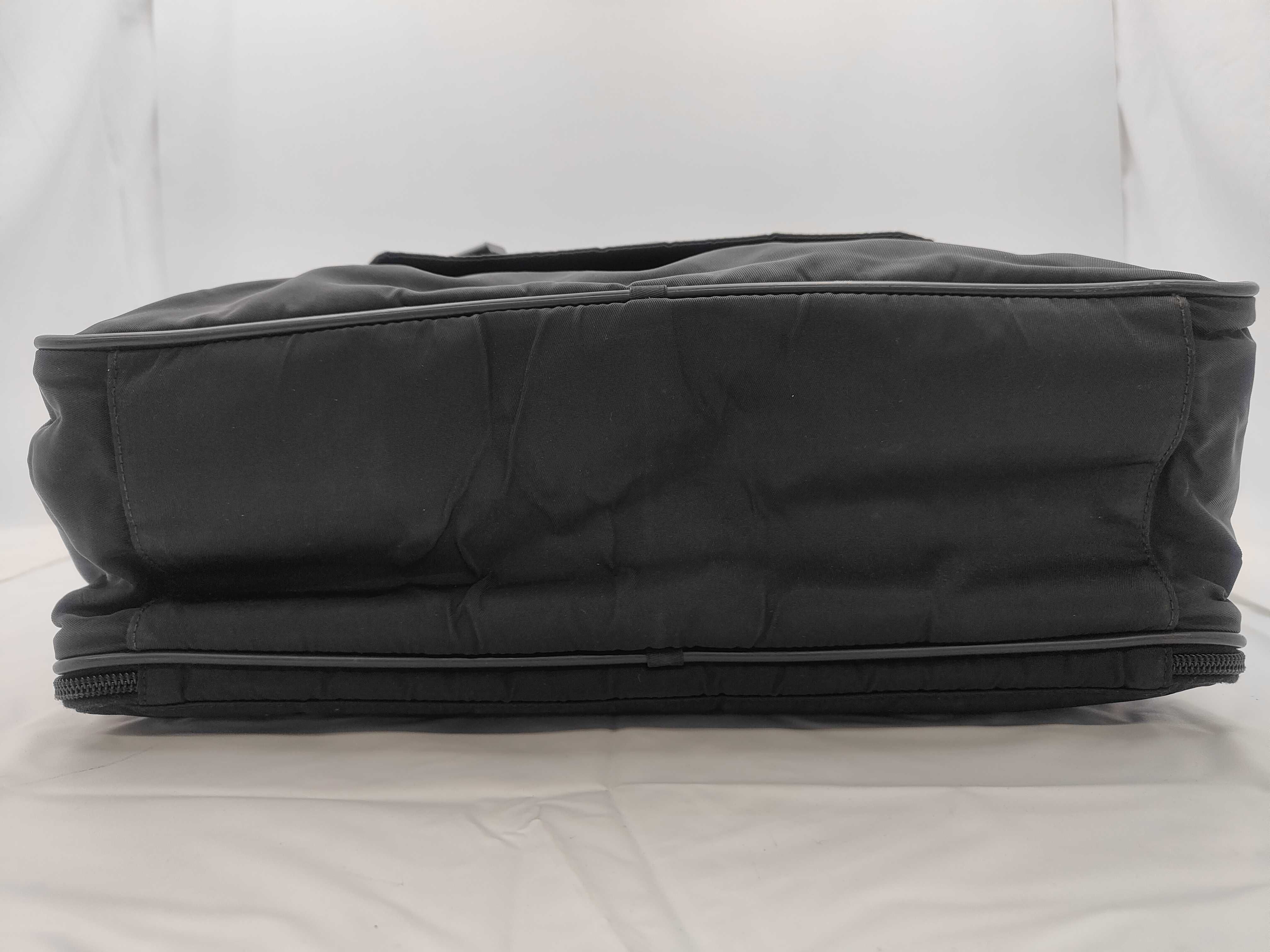 Nylon 2-Way Business Bag Briefcase Black Handbag — view 7