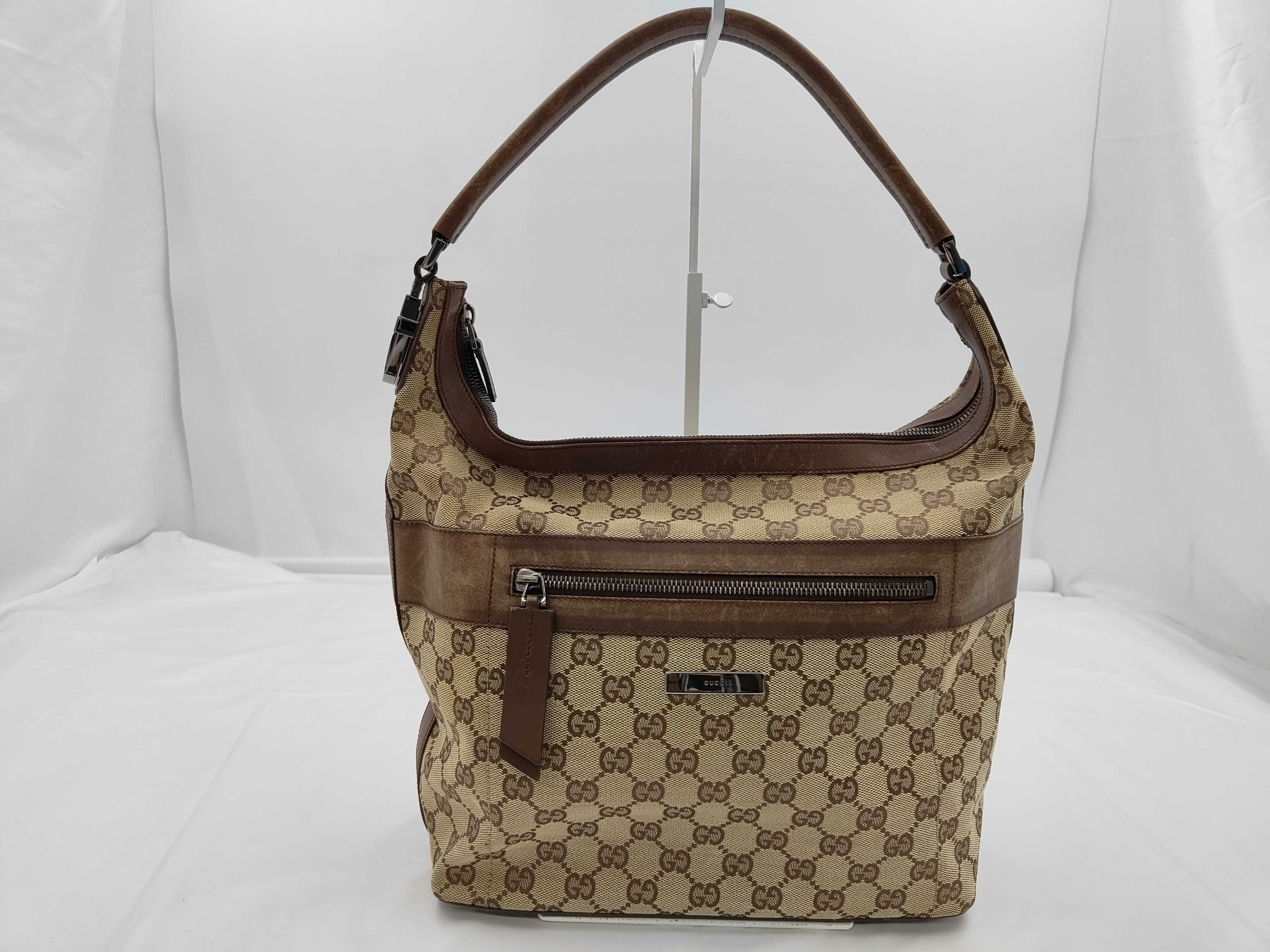 handbag GG canvas leather bag