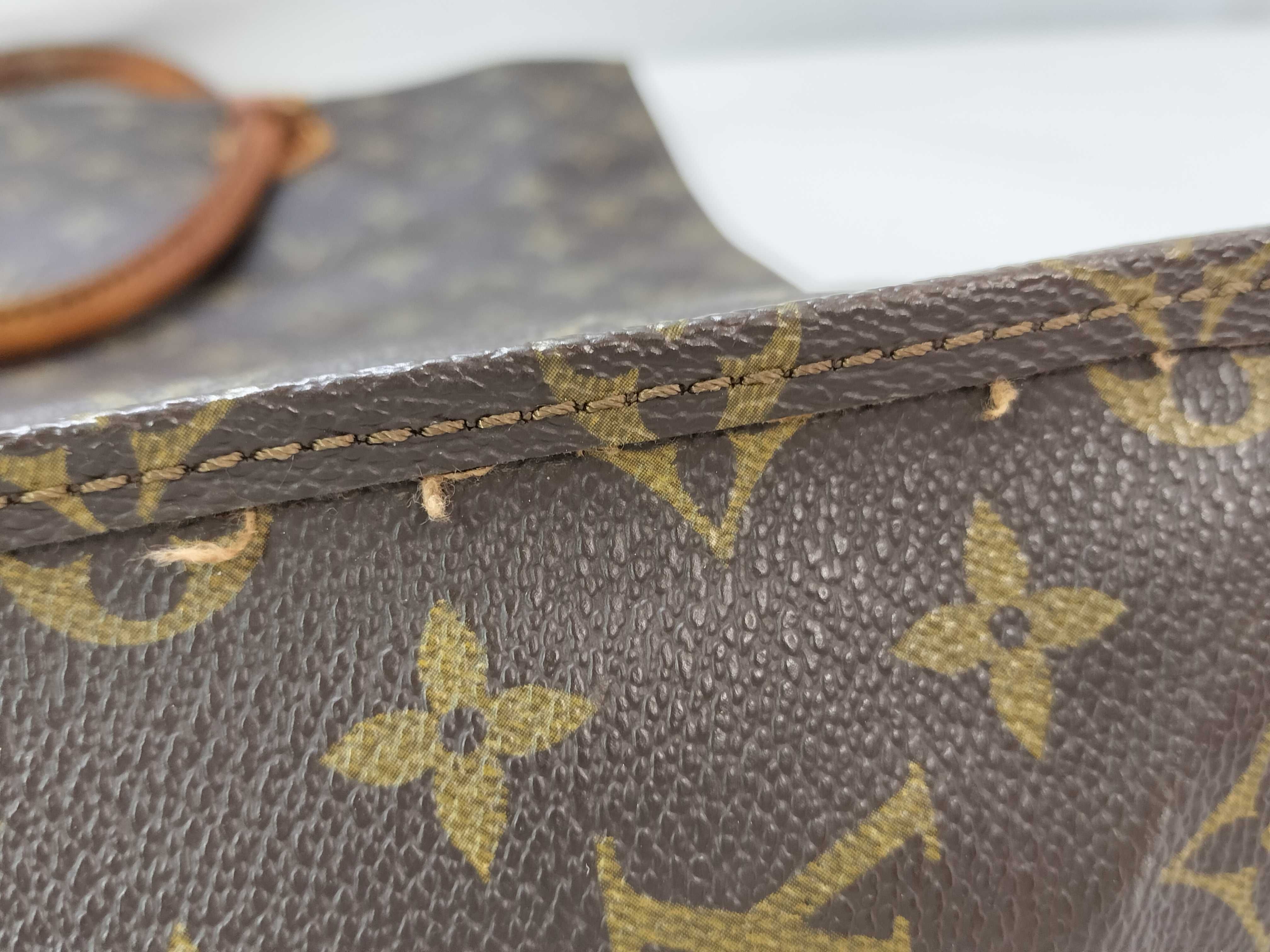 Monogram Louis Vuitton Sac Plat Handbag Tote Bag — view 13
