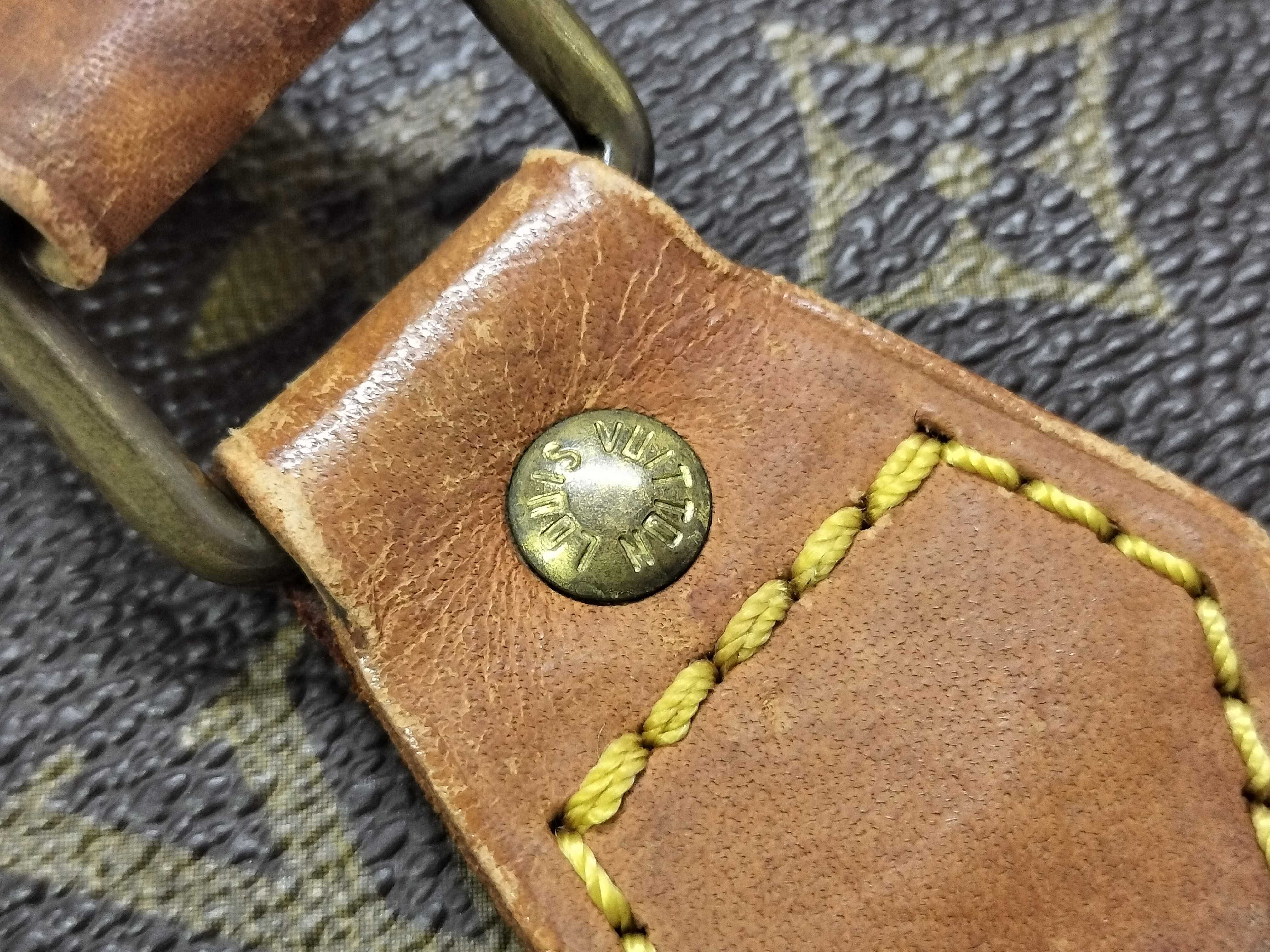 Monogram Louis Vuitton Sac Plat Handbag Tote Bag — view 15
