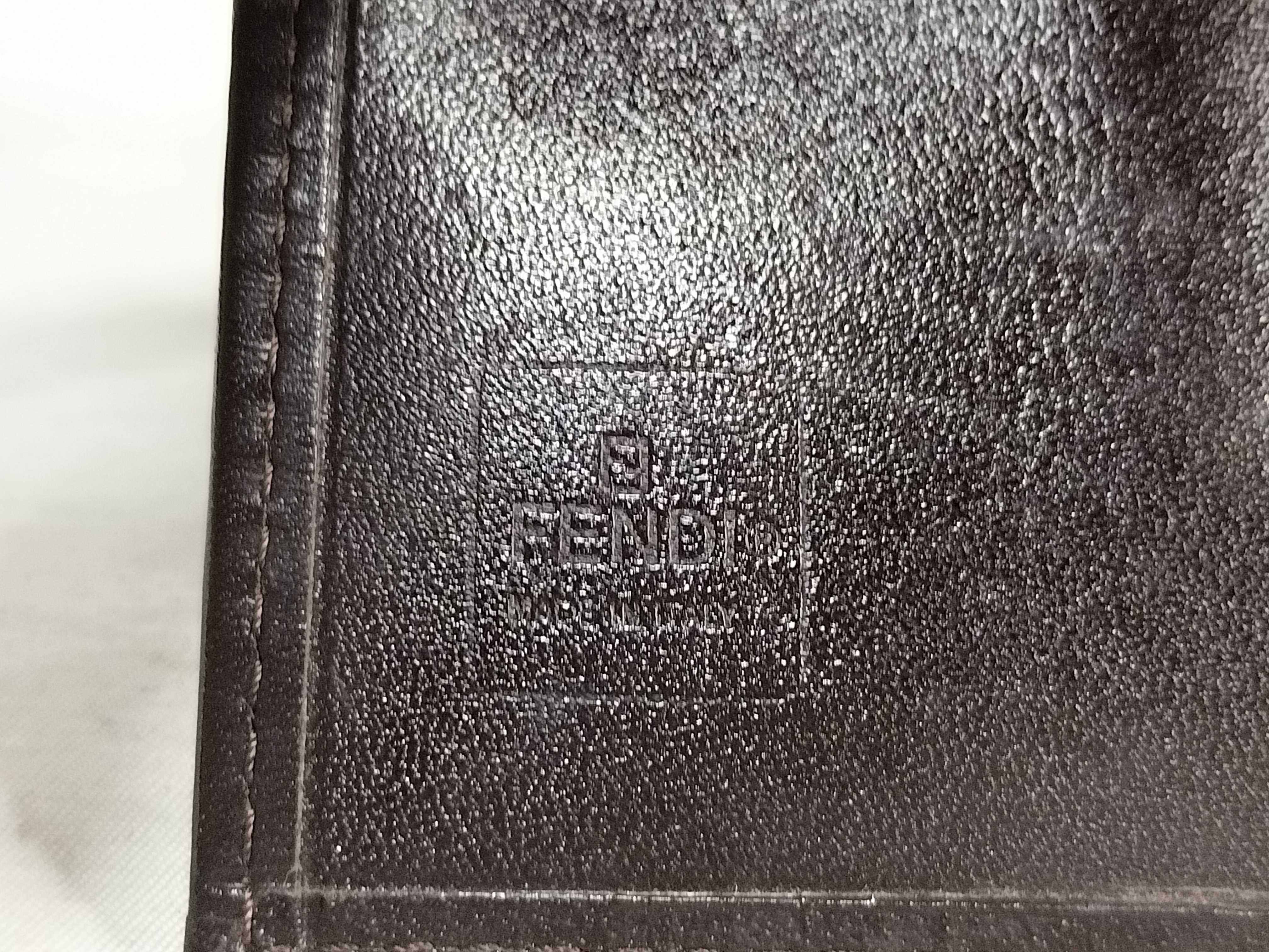 Zucca pattern Fendi Zucca pattern double snap trifold wallet — view 12