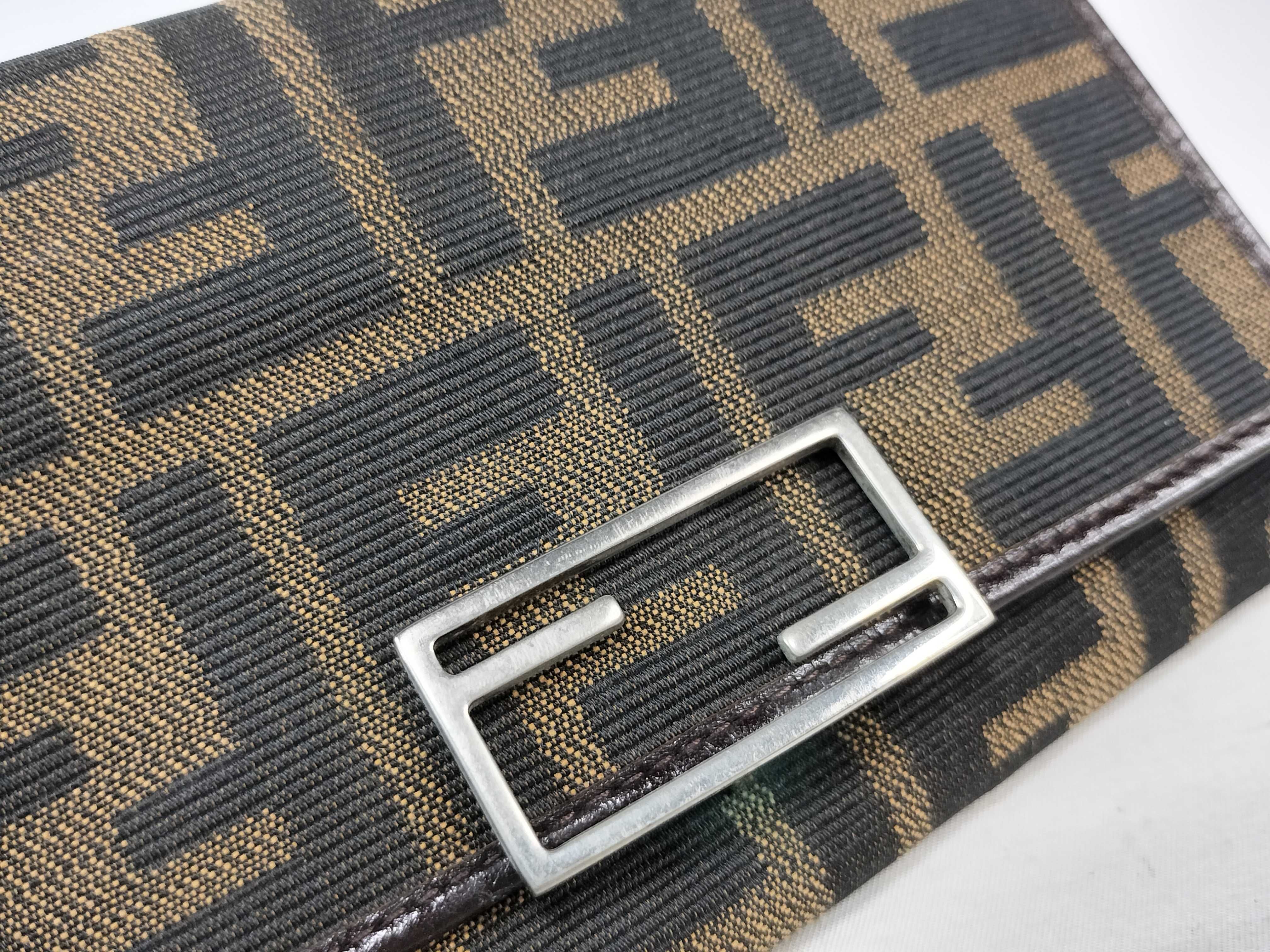 Zucca pattern Fendi Zucca pattern double snap trifold wallet — view 7