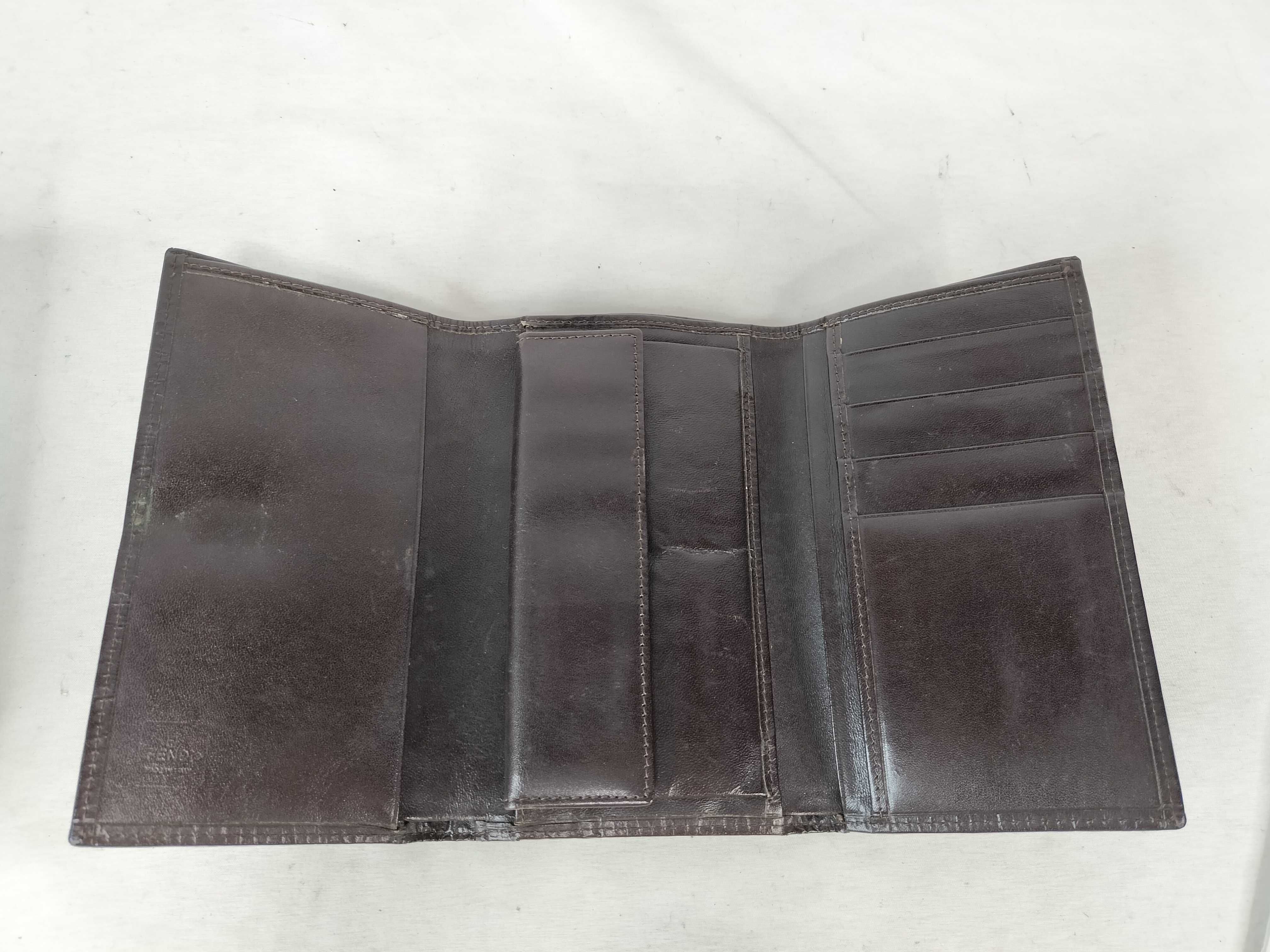 Zucca pattern Fendi Zucca pattern double snap trifold wallet — view 10