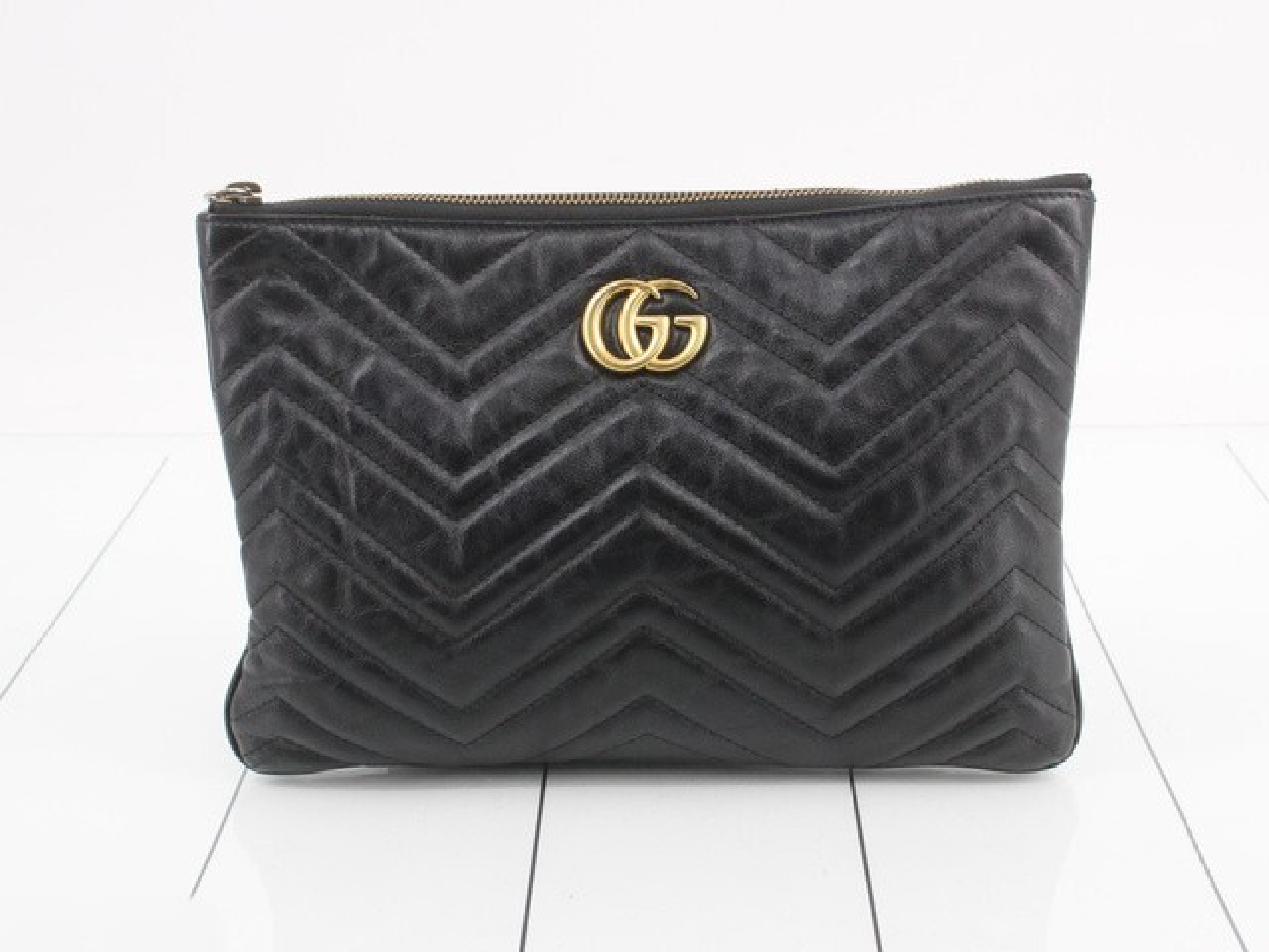 GG Marmont leather clutch bag second bag — view 2