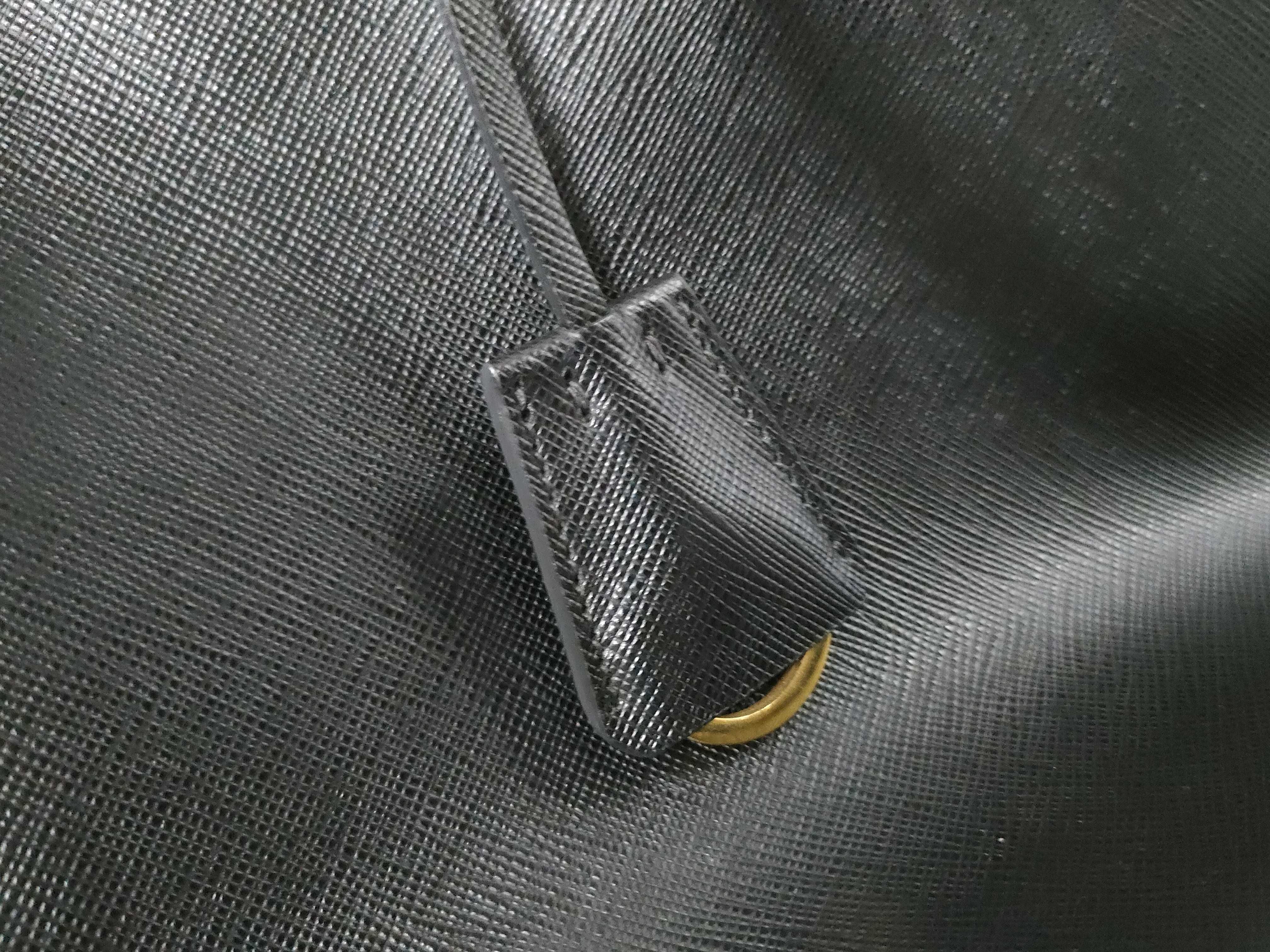 Galleria bag, black Saffiano leather handbag — view 15