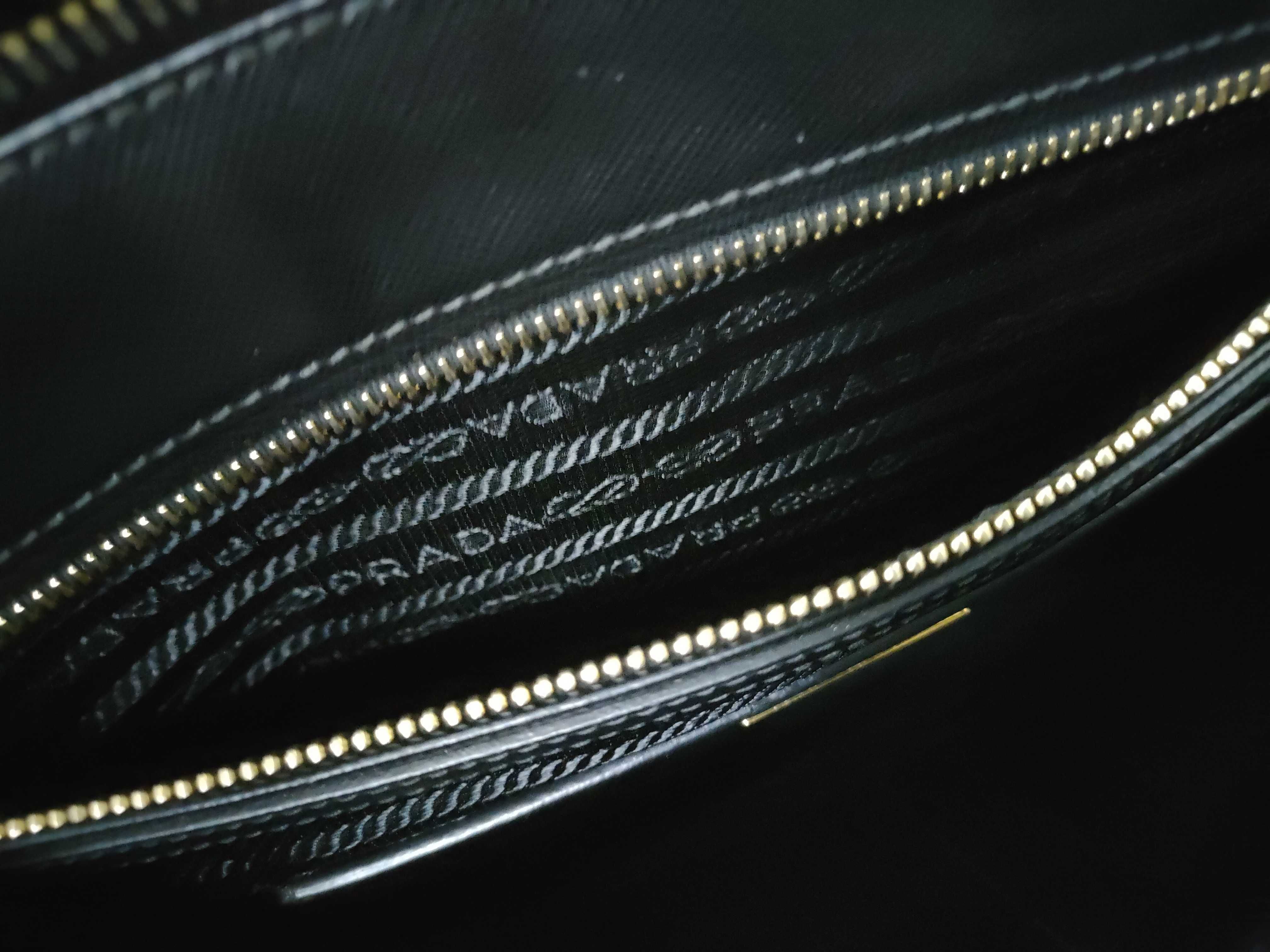 Galleria bag, black Saffiano leather handbag — view 10