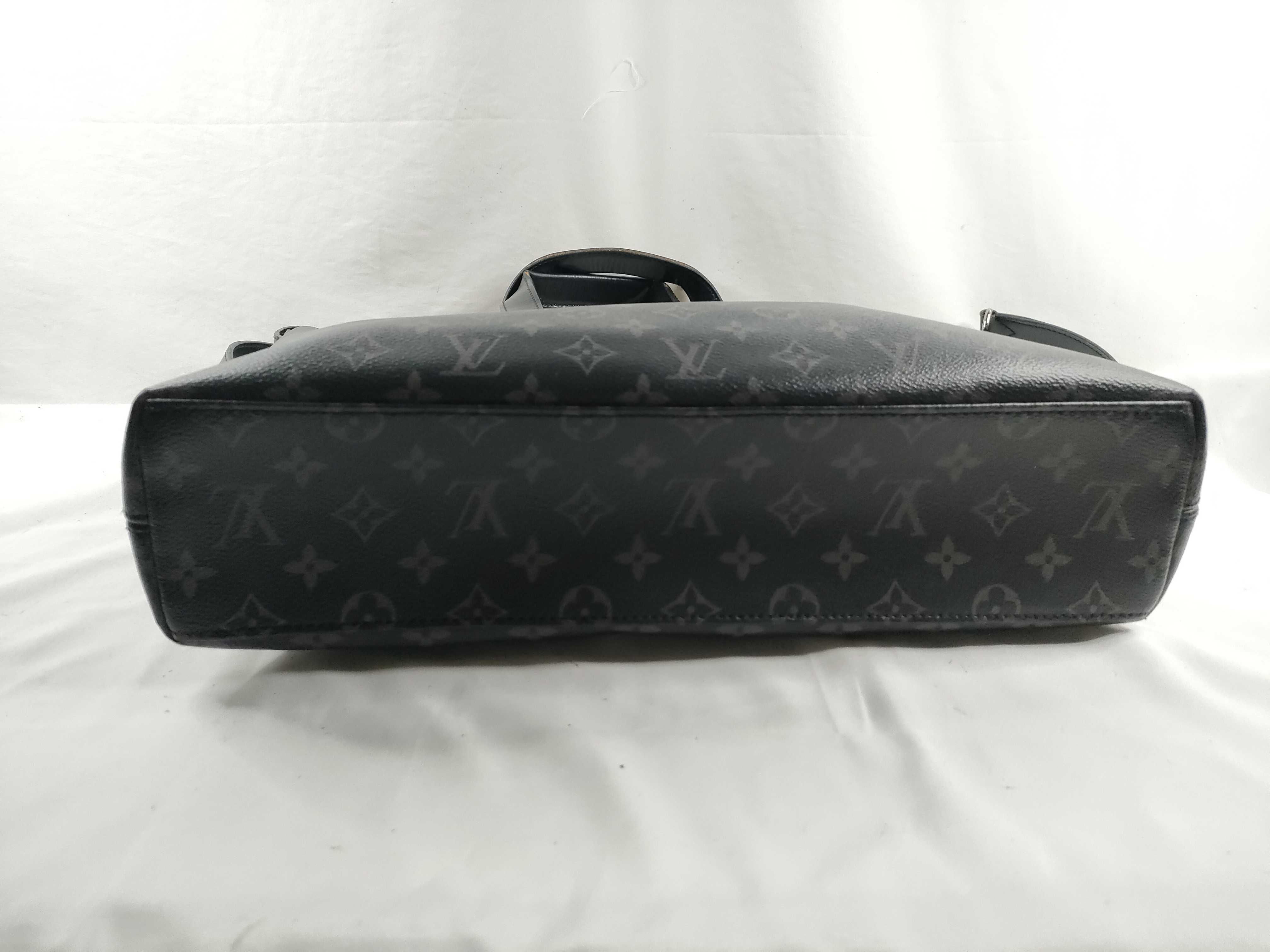 Monogram Eclipse Briefcase Explorer M40566 AR3188 Black Handbag — view 4