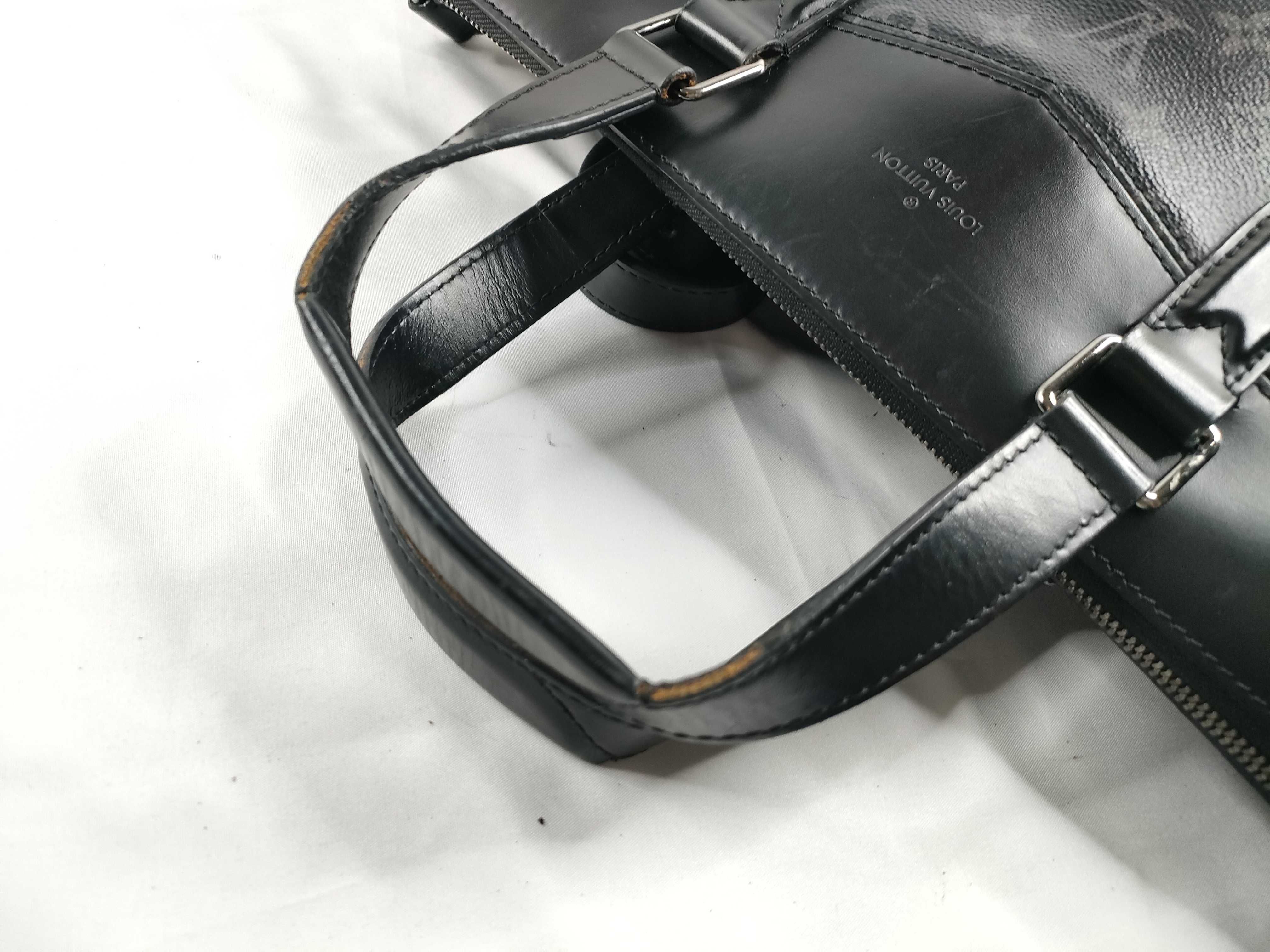 Monogram Eclipse Briefcase Explorer M40566 AR3188 Black Handbag — view 6