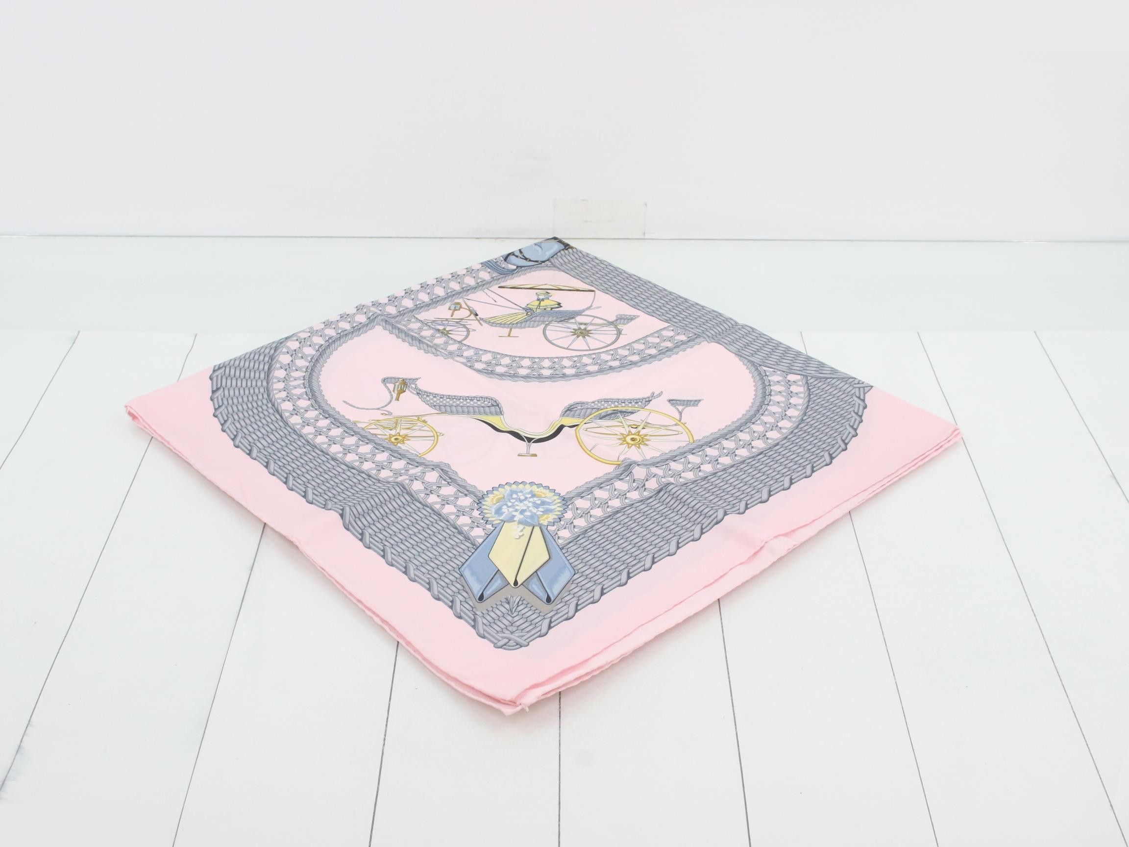 Carre 90 Silk Scarf by Voitures Paniers — view 2