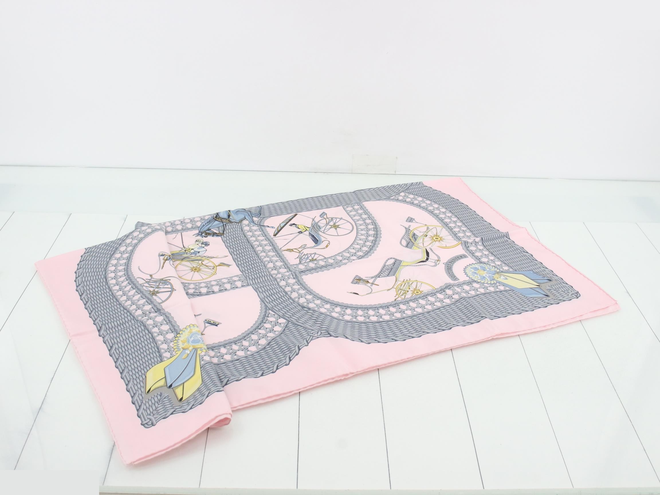 Carre 90 Silk Scarf by Voitures Paniers — view 3