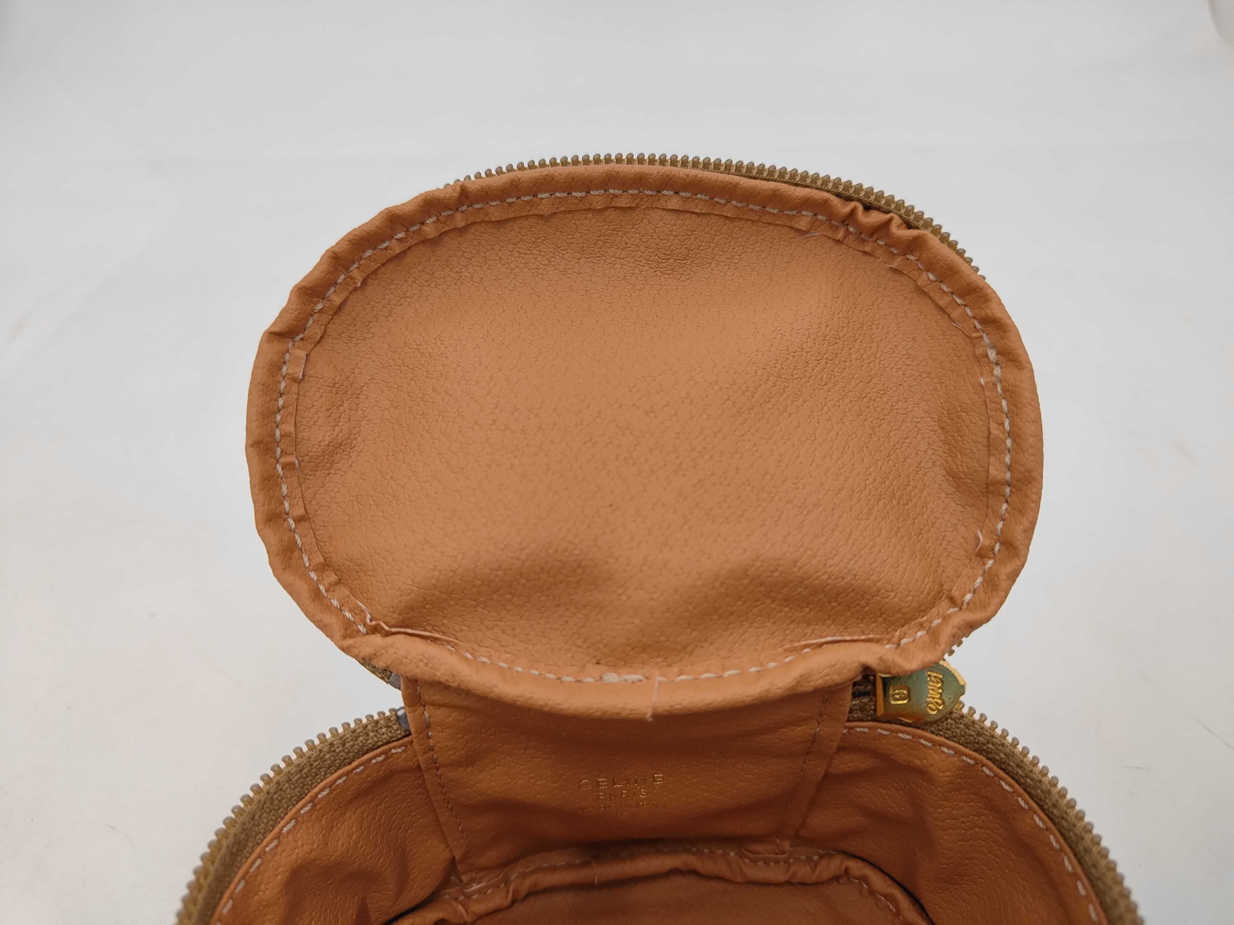 Macadam Pattern Vanity Bag, Handbag, Pouch, PVC Leather, Brown, Vintage Vanity Bag — view 8