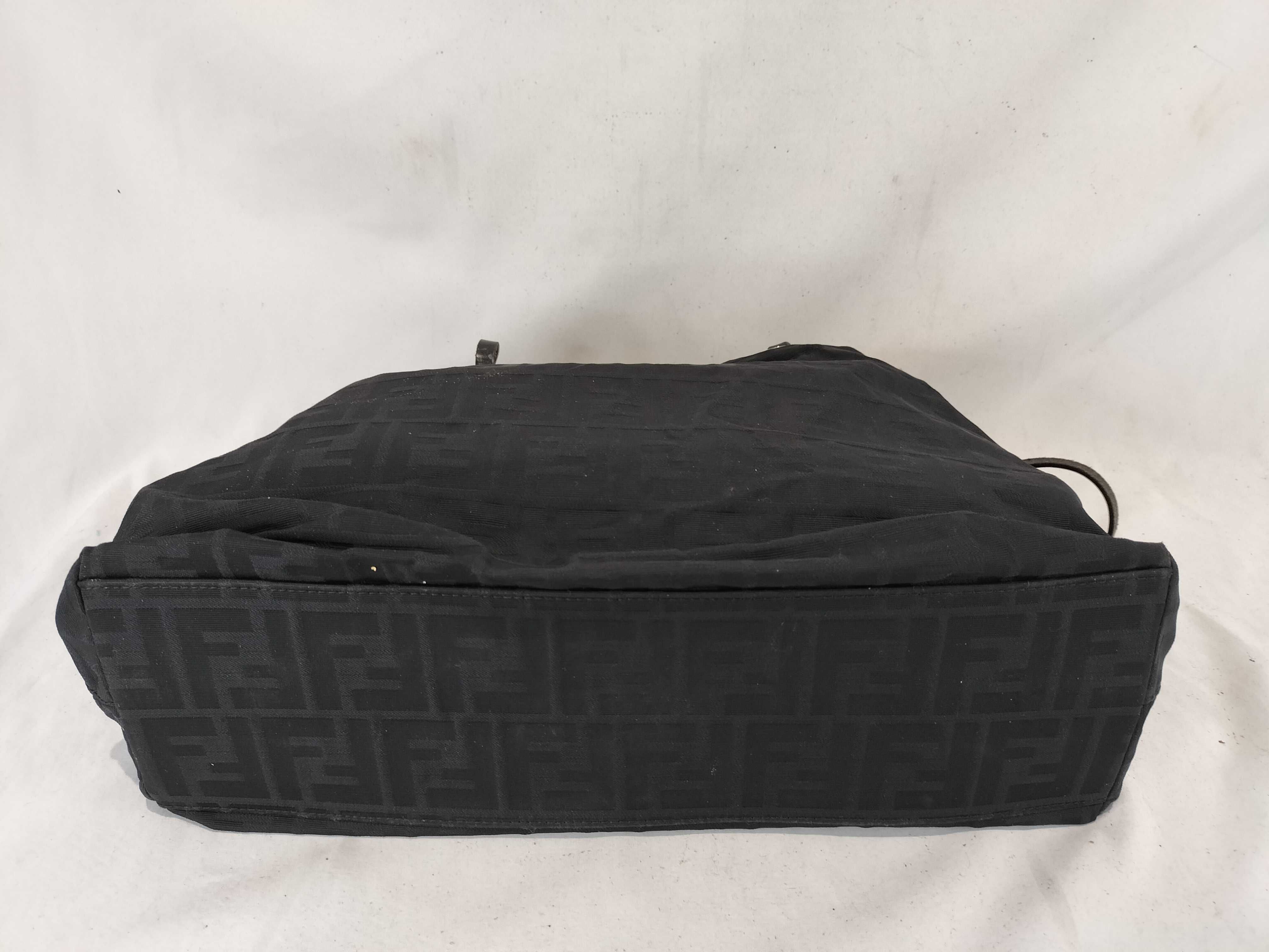 Zucca pattern tote bag, black handbag — view 7