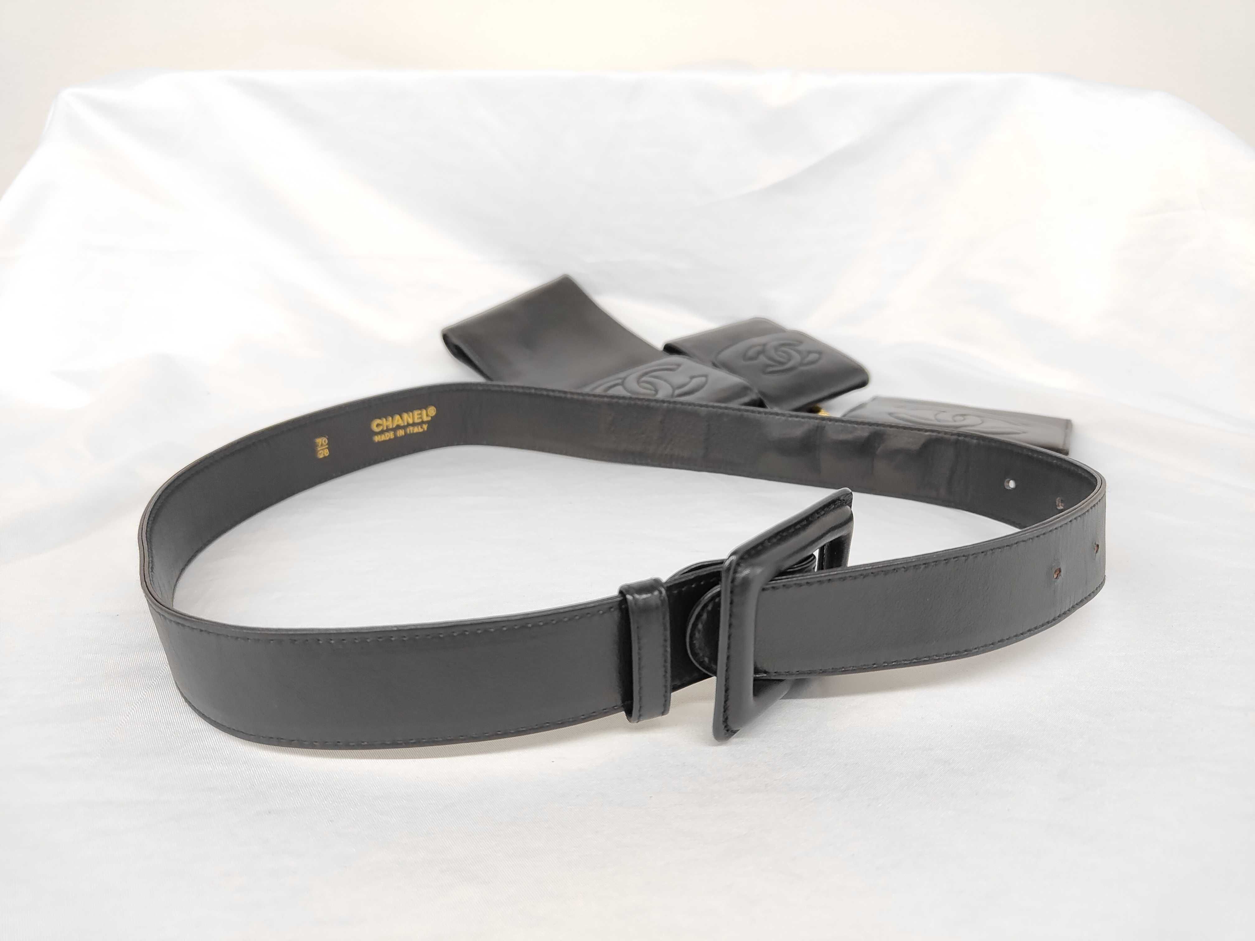Lambskin Belt with Pouch