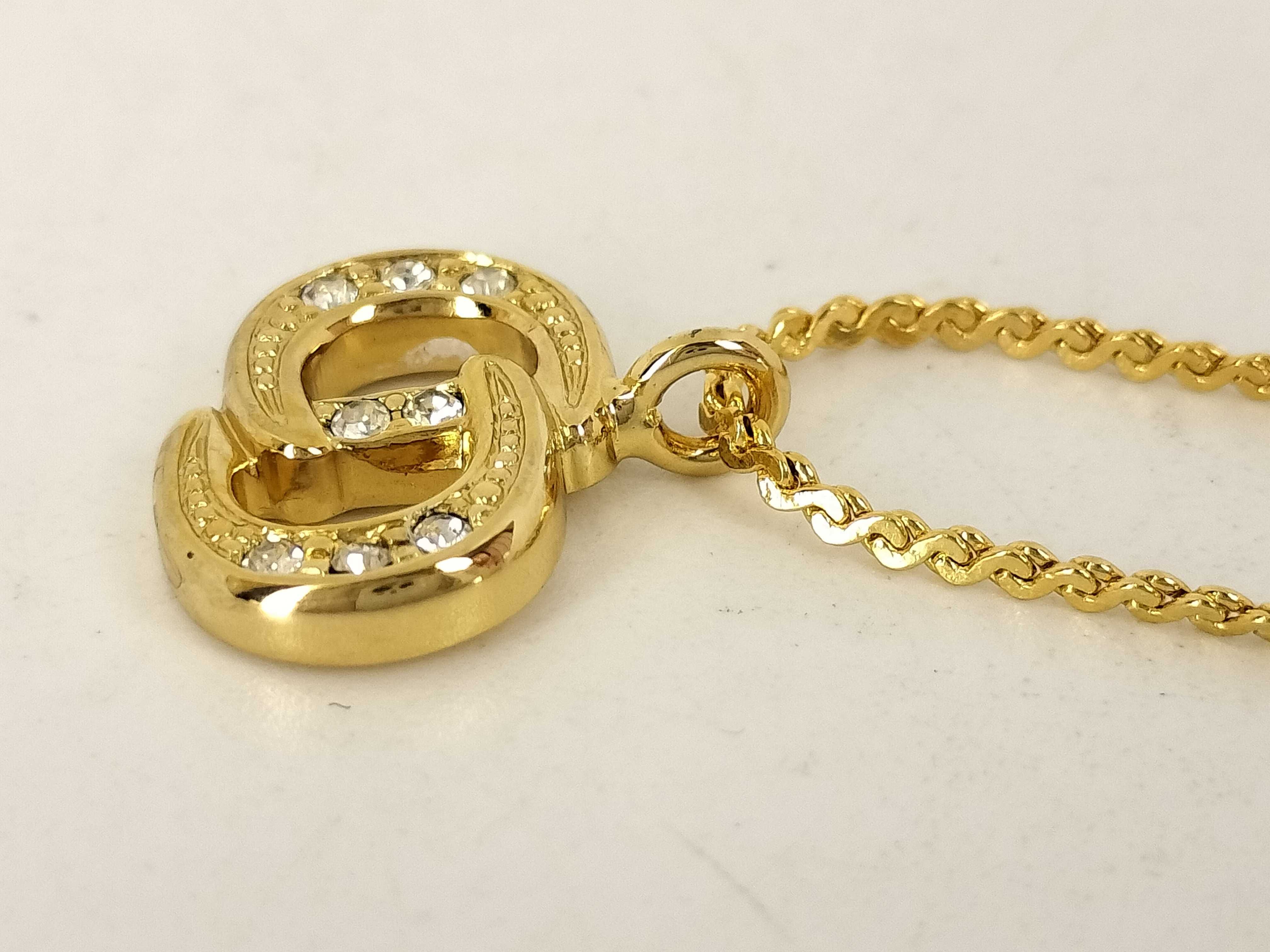 CD Rhinestone Necklace — view 3