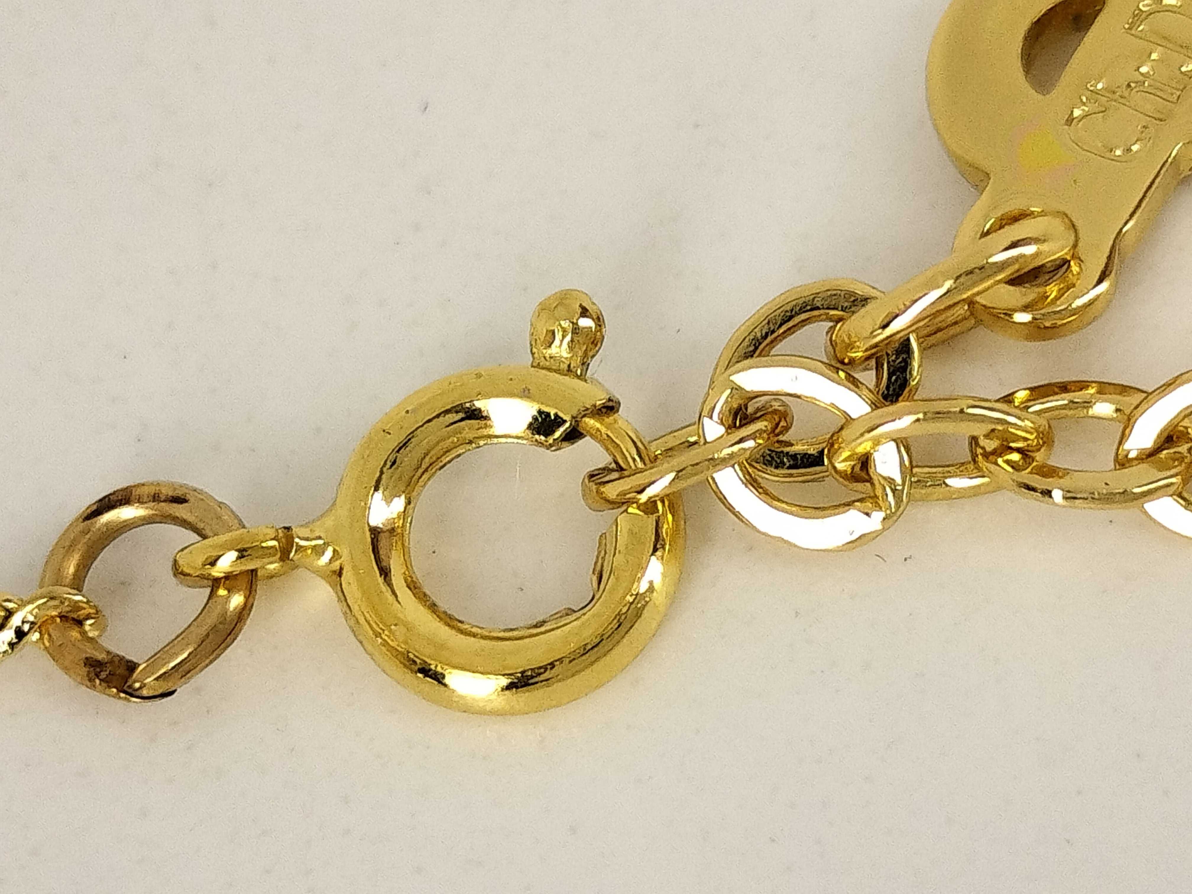 CD Rhinestone Necklace — view 4
