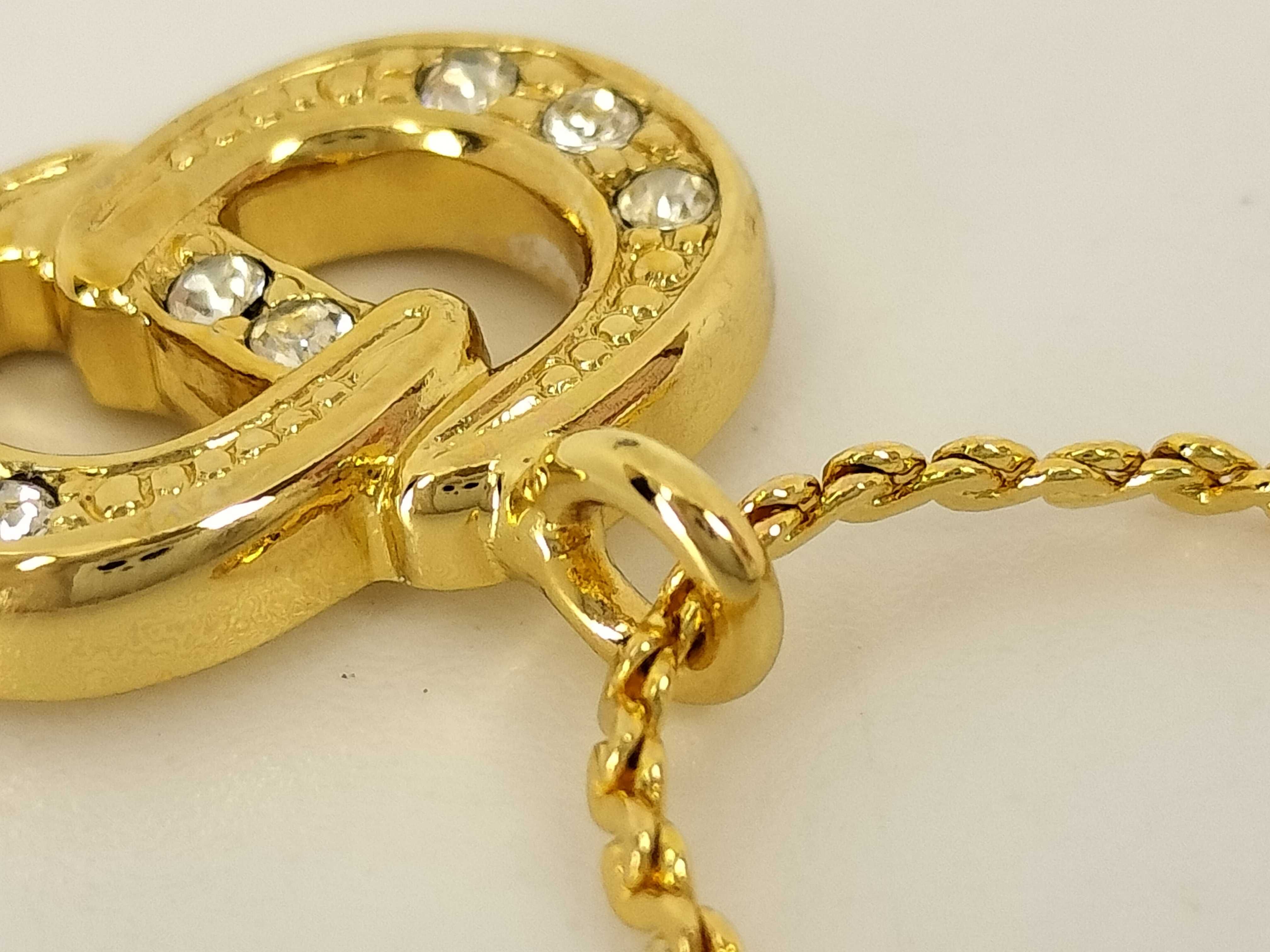 CD Rhinestone Necklace — view 8