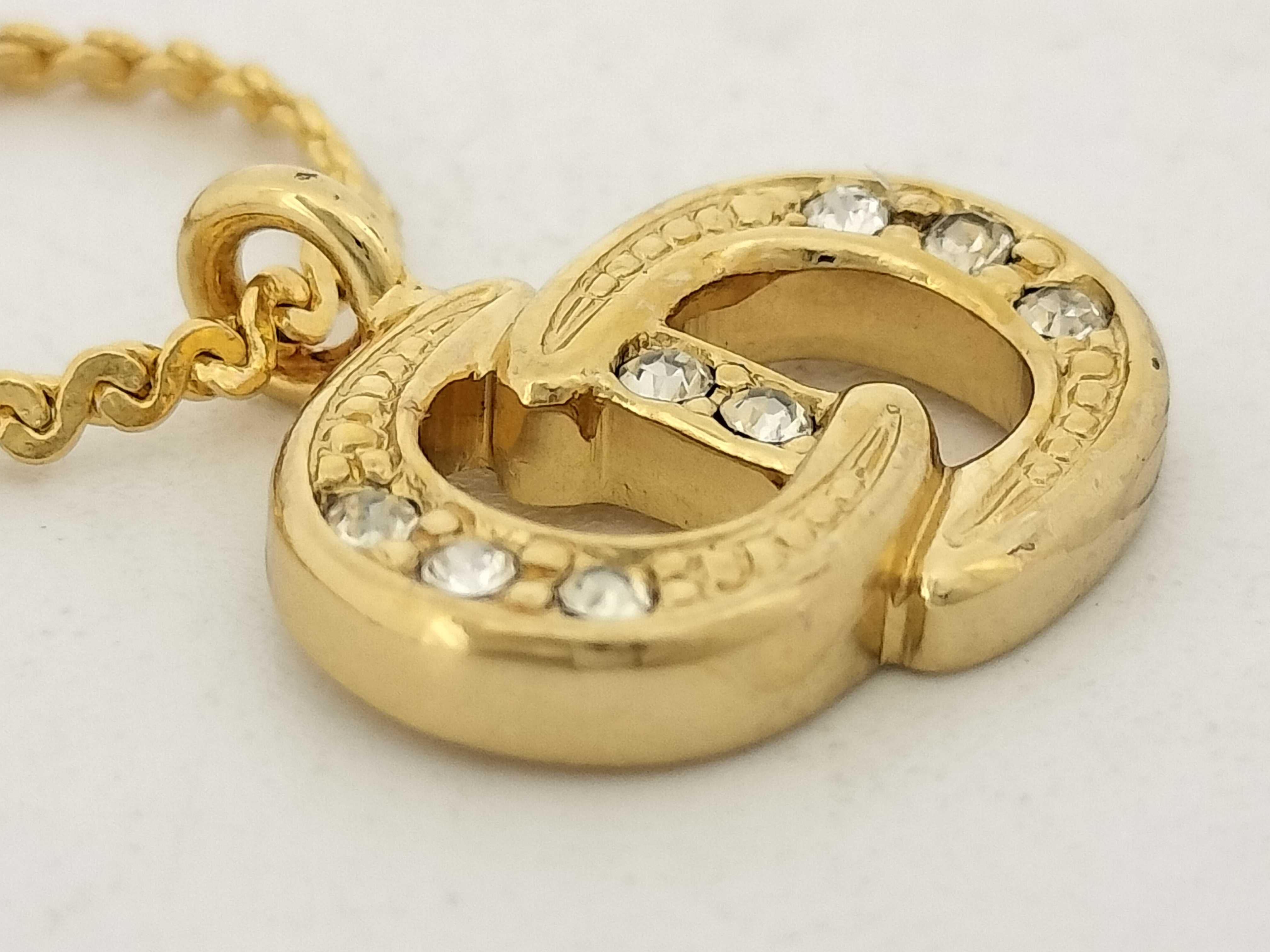 CD Rhinestone Necklace — view 9