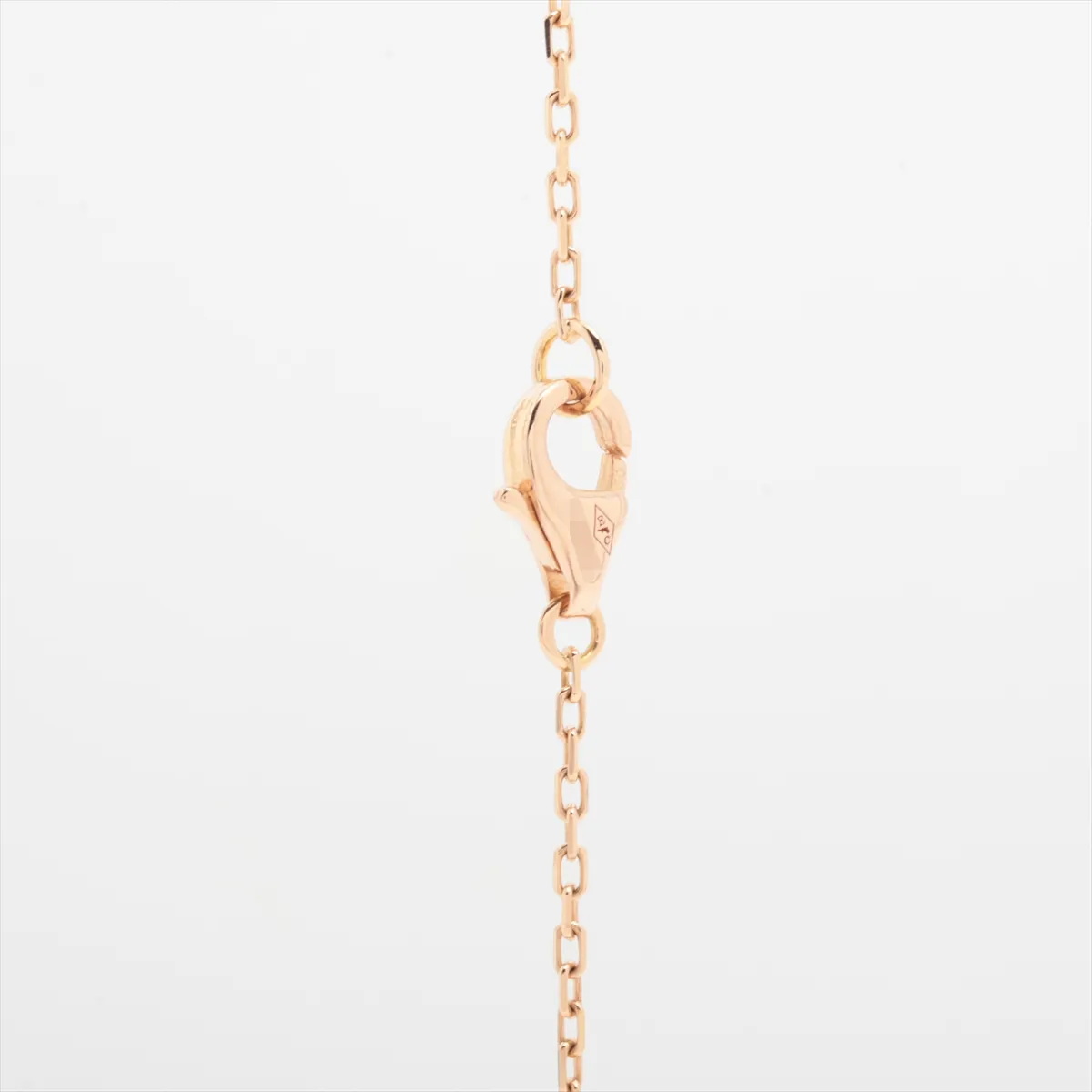 Trinity Pearl Necklace, 750 (Yellow Gold x Pink Gold x White Gold), 6.0g, Approx. 4.0mm-6.0mm, ZA8548, Waxed finish — view 3