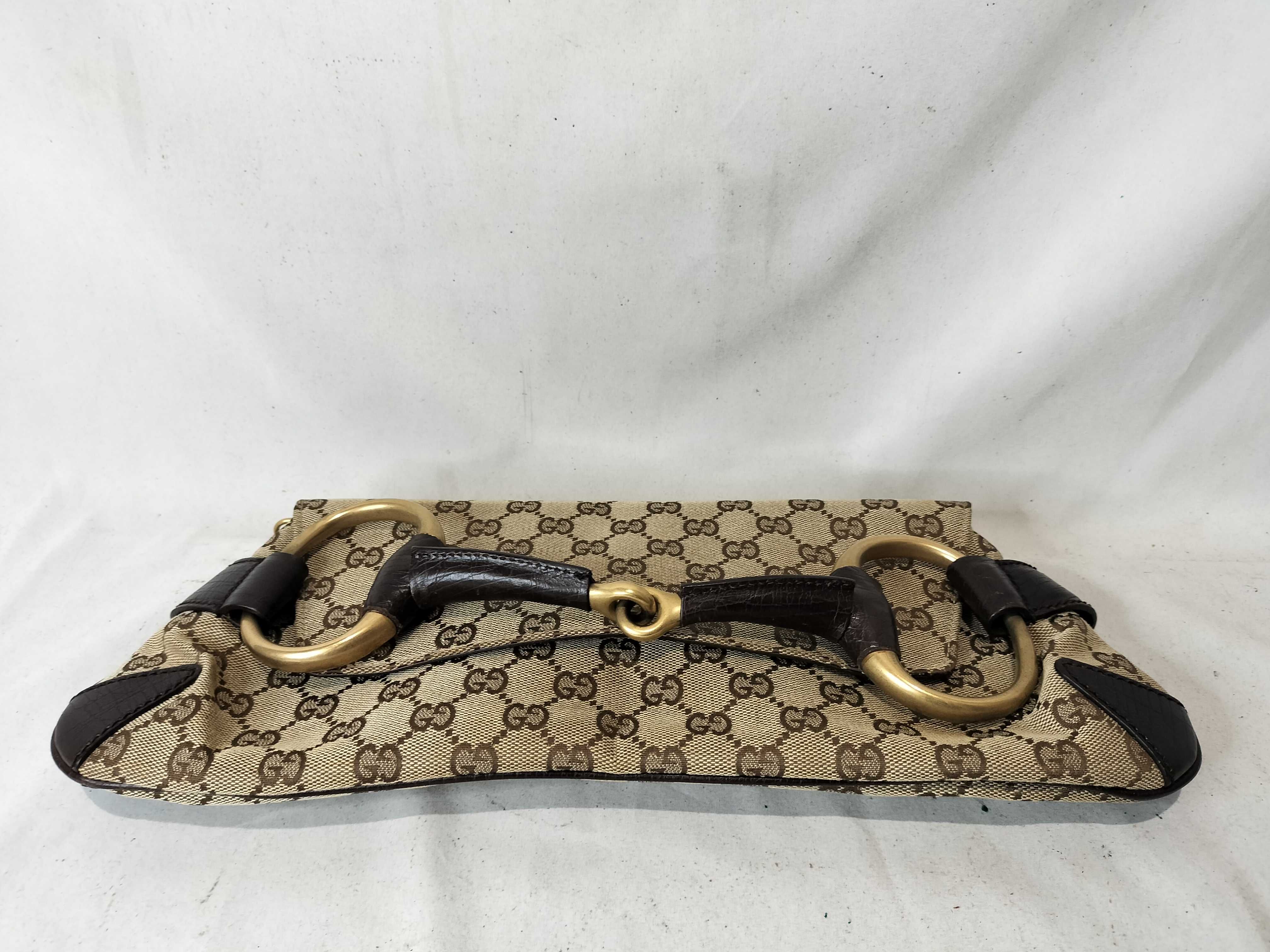 GG Canvas Horsebit Chain Shoulder Bag — view 4