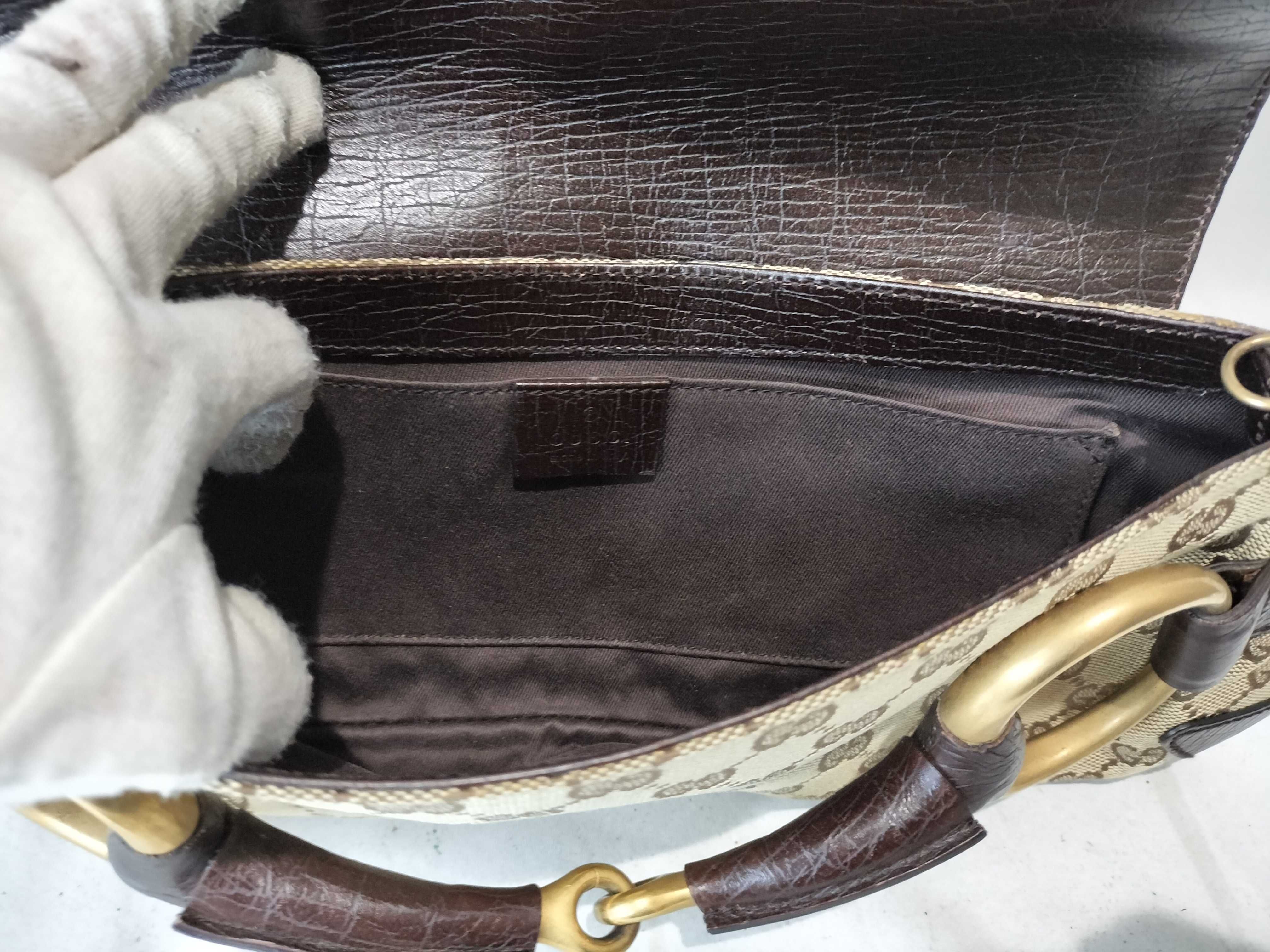 GG Canvas Horsebit Chain Shoulder Bag — view 6