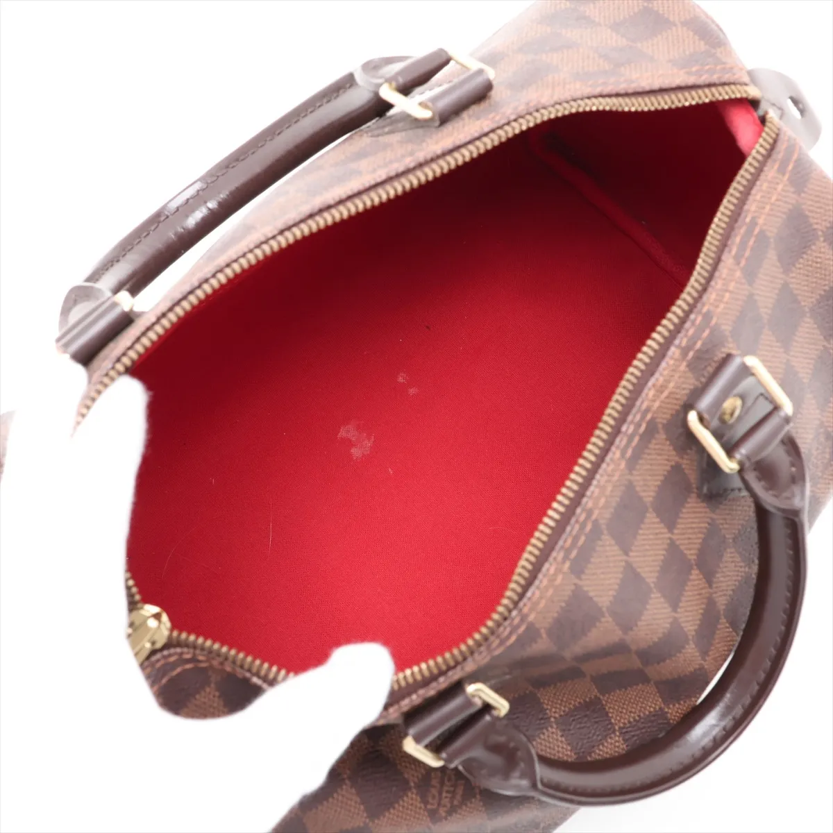 Damier Speedy 30 N41531 AA1120 Brown — view 7