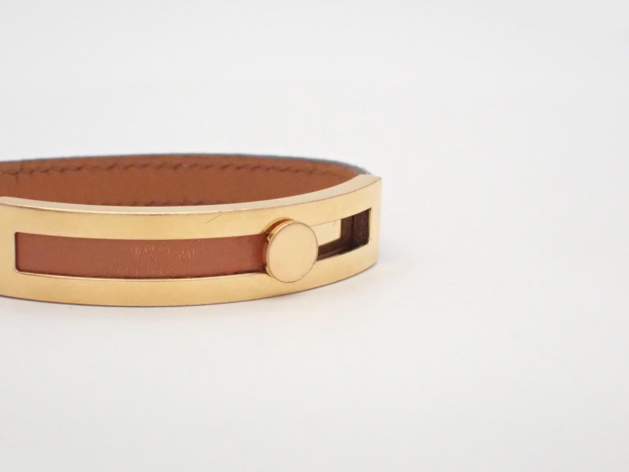 Puspus bracelet, gold/light brown, wrist circumference approximately 21cm — view 3