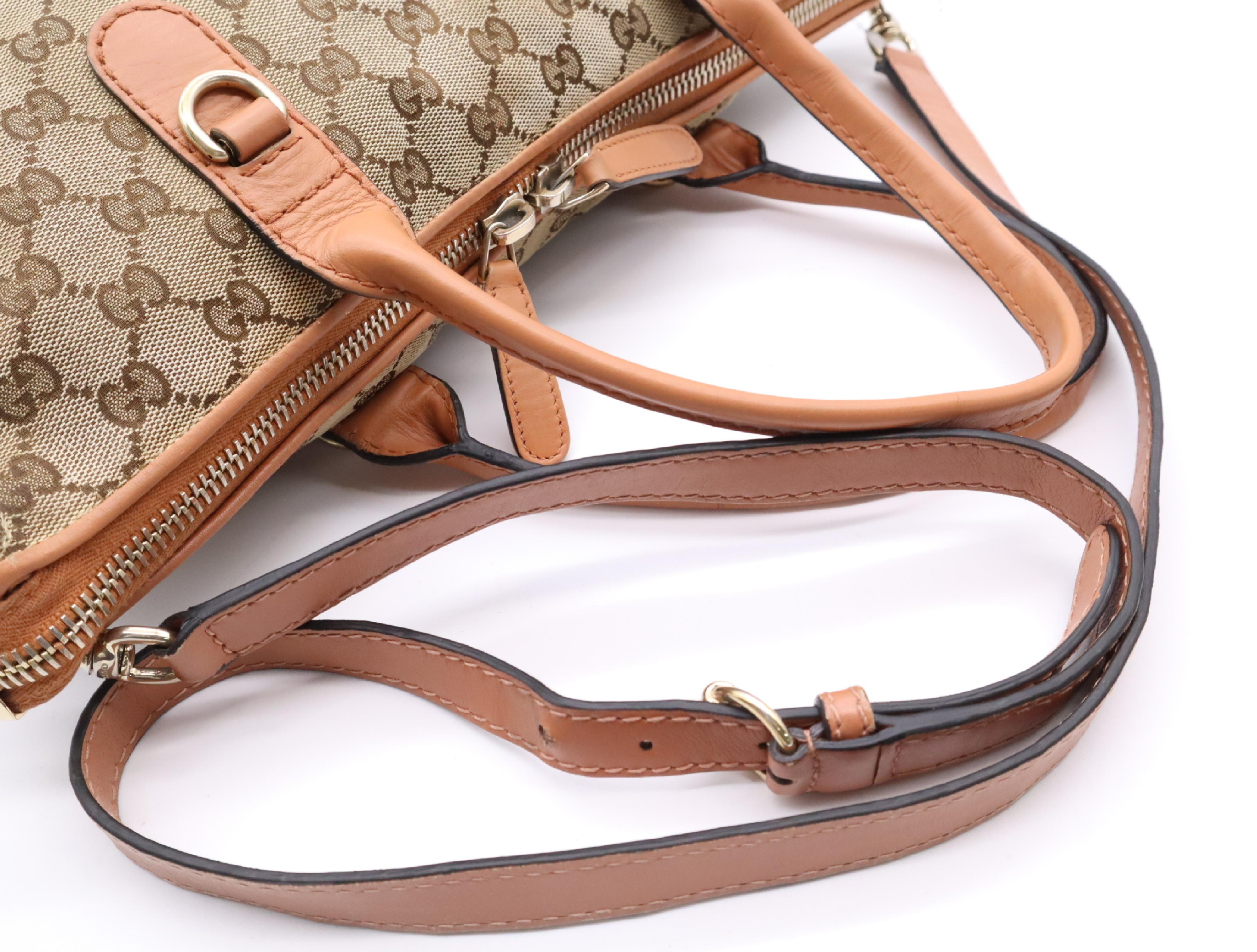 269957GG Canvas Heartbit 2-Way Tote Bag with Shoulder Strap (Handbag) — view 12