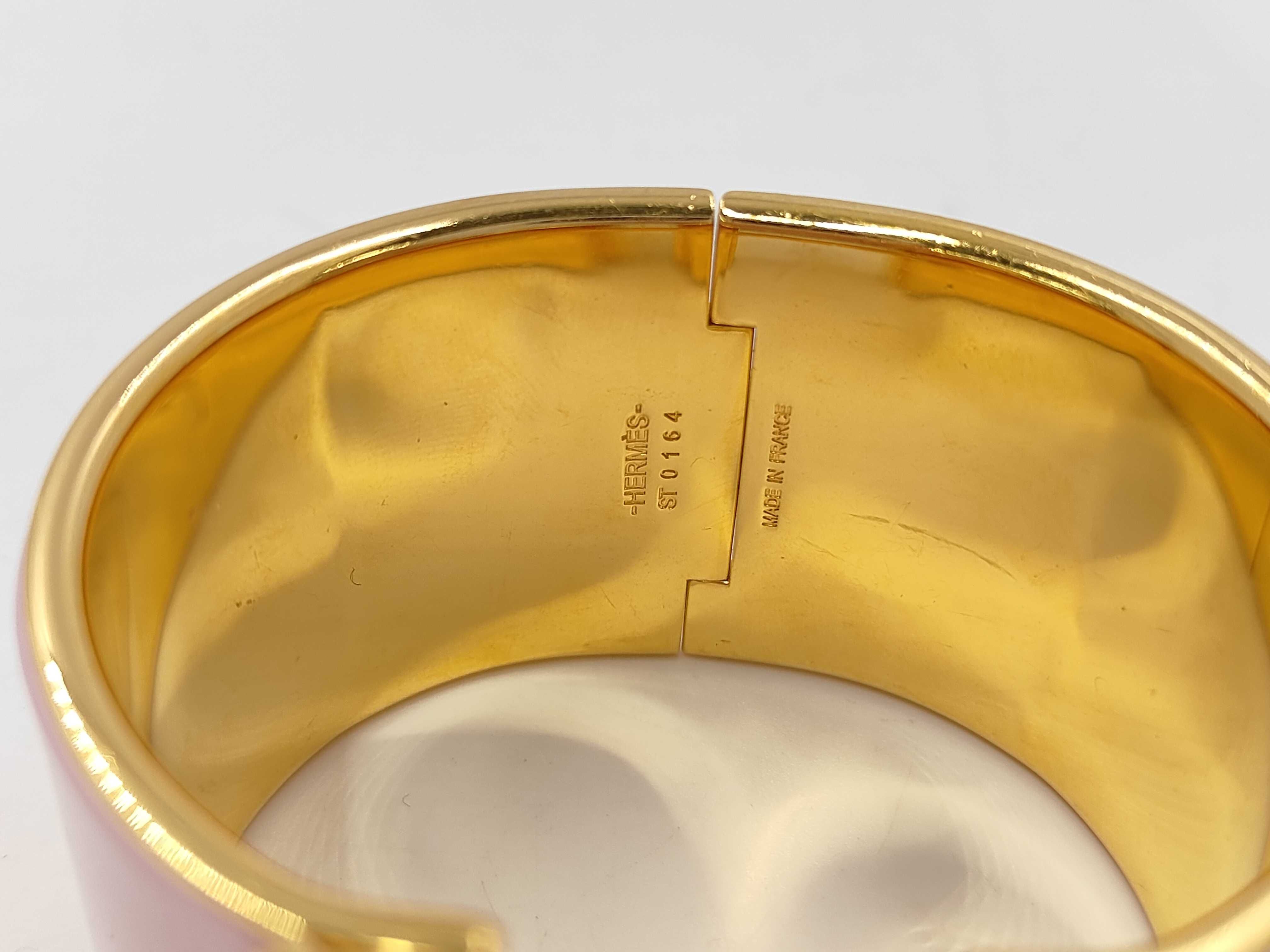 click crack gold bracelet bracelet/bangle — view 2