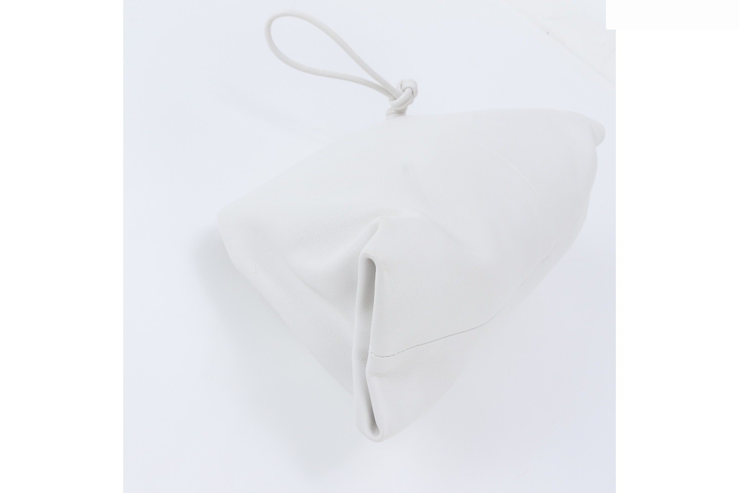Triangle Leather Clutch Bag Handbag — view 3