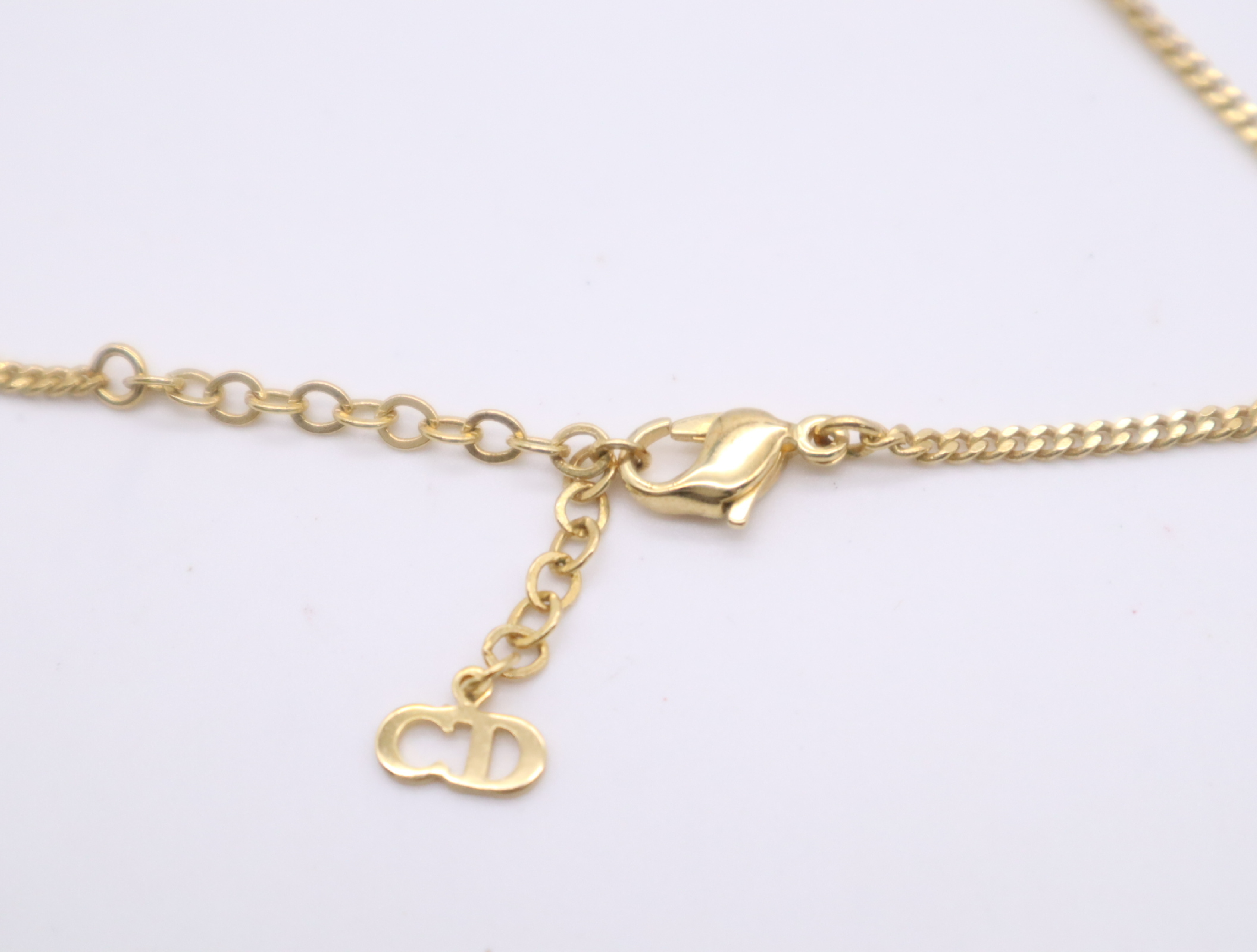 GP/Rhinestone Logo Rhinestone Circle Necklace — view 5