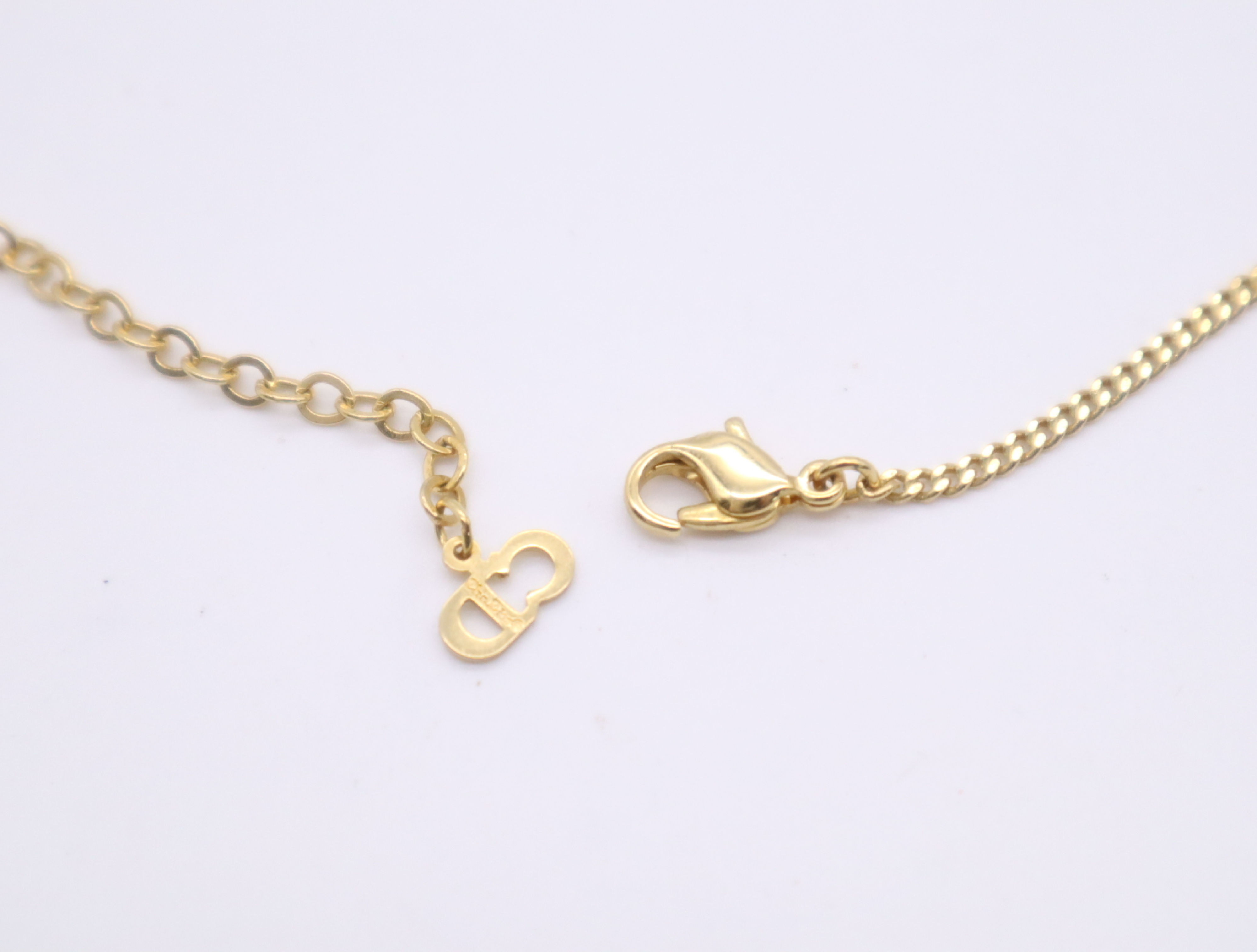 GP/Rhinestone Logo Rhinestone Circle Necklace — view 6