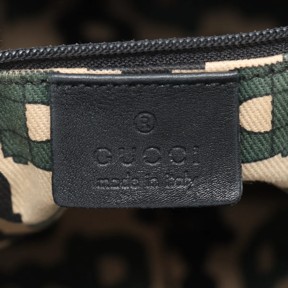 Guccisima leather shoulder bag black 162882 — view 9