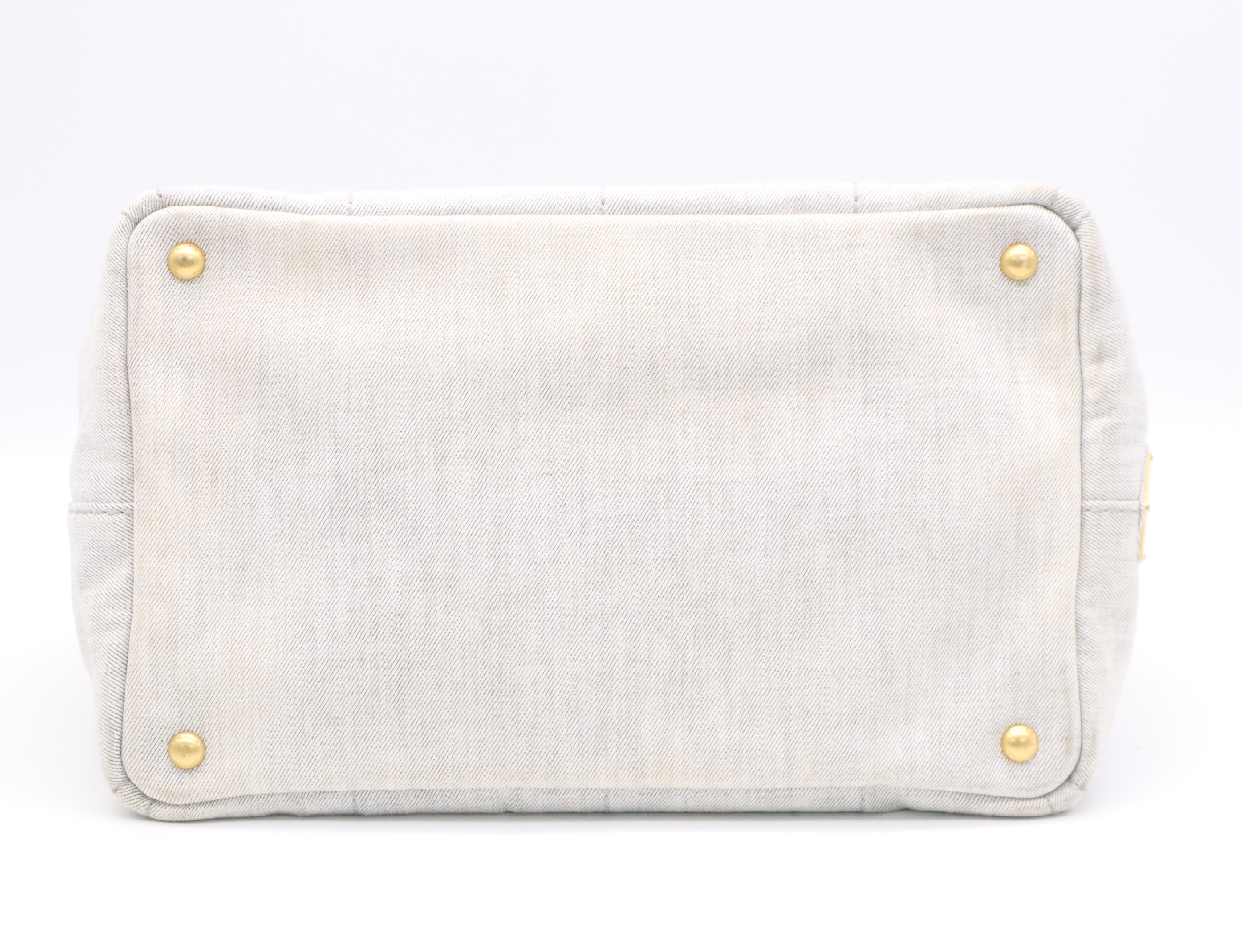 Denim Canapa Tote Bag with Shoulder Strap (Shoulder Bag) — view 4