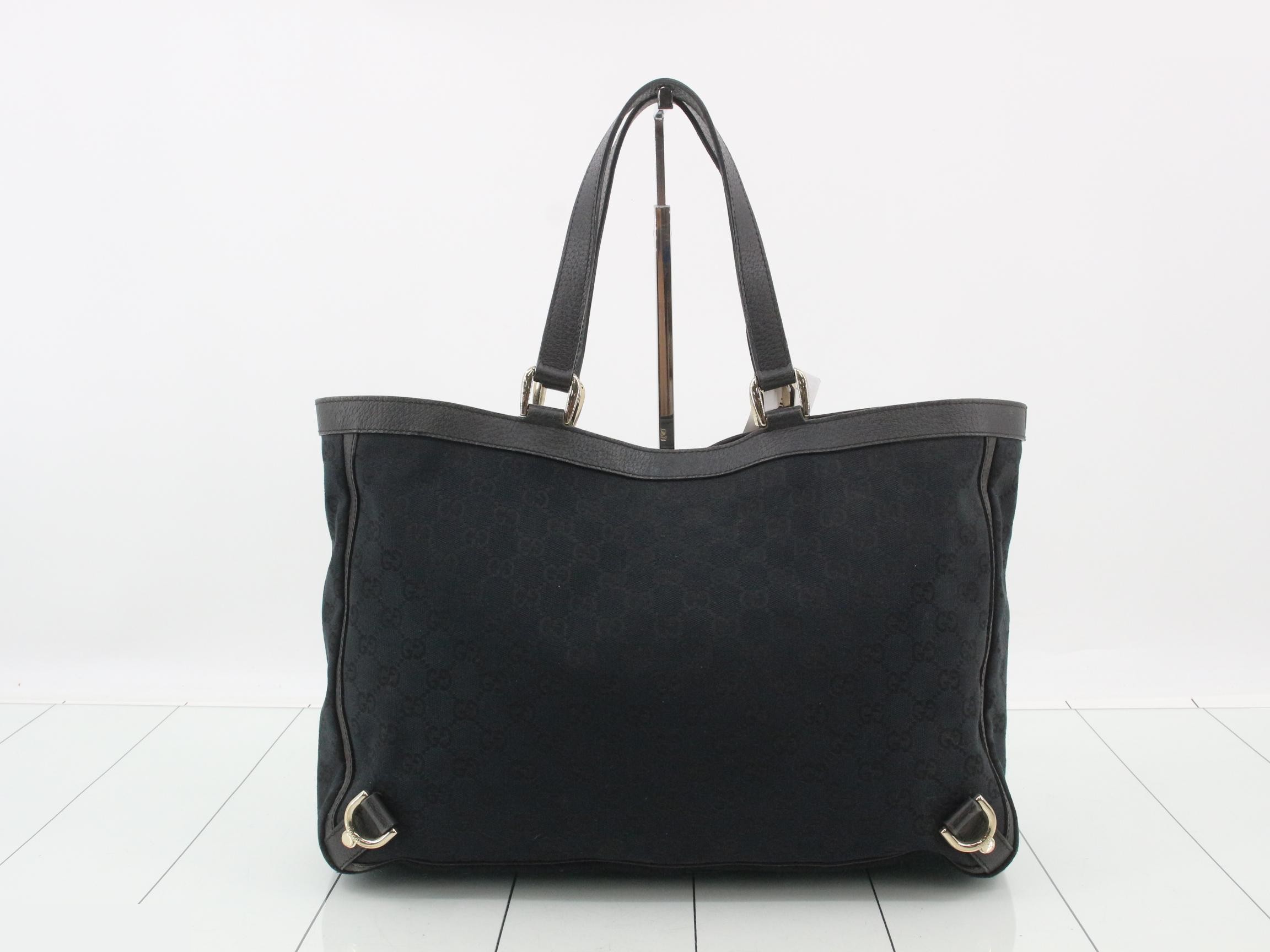 Abby GG Canvas Tote Bag 141472 — view 2