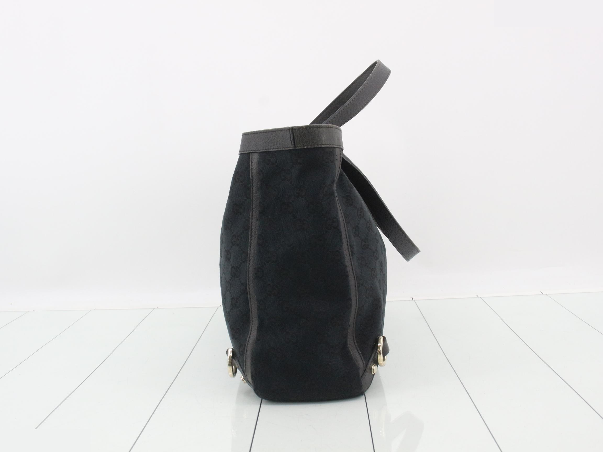 Abby GG Canvas Tote Bag 141472 — view 3