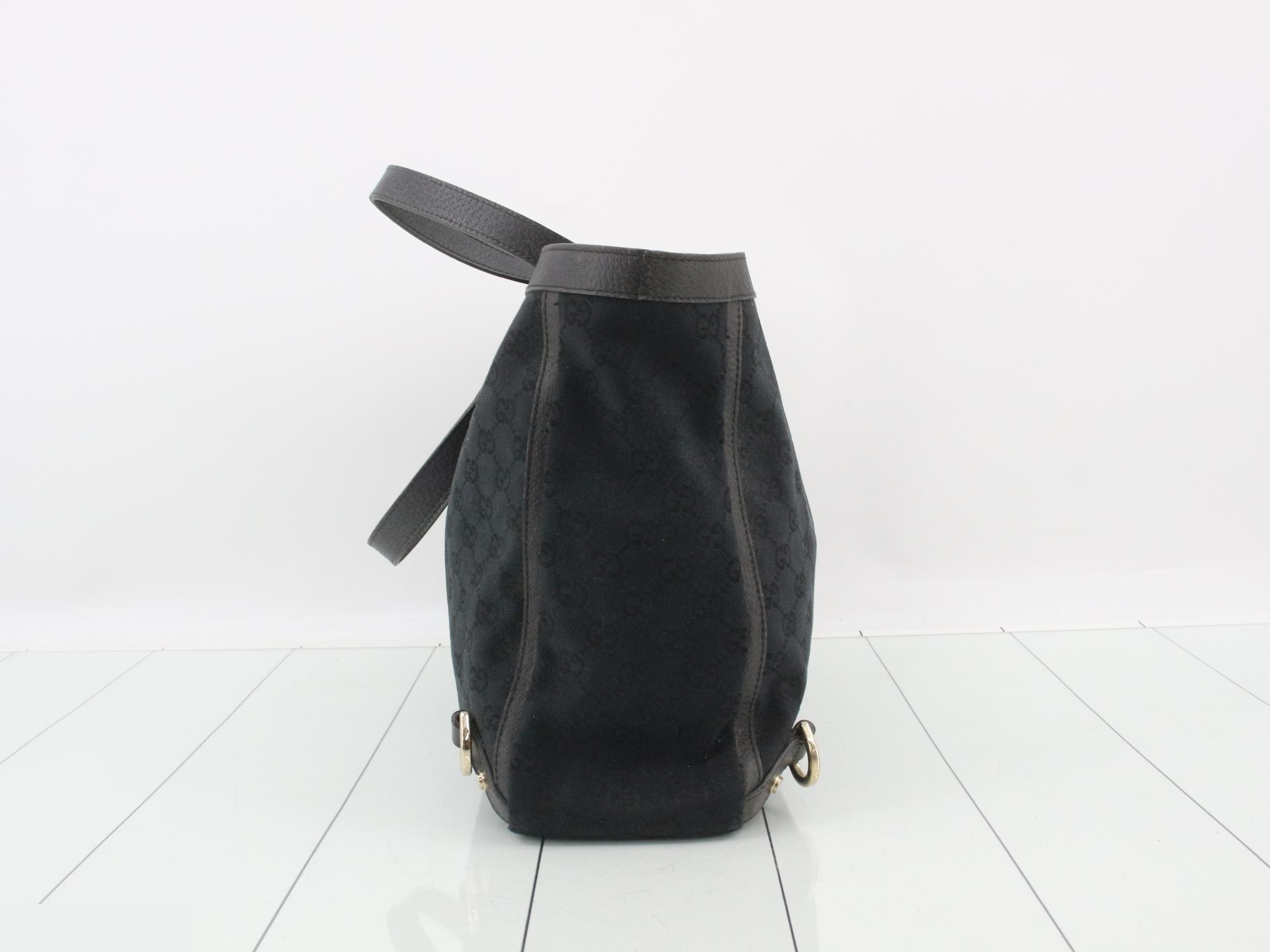 Abby GG Canvas Tote Bag 141472 — view 4