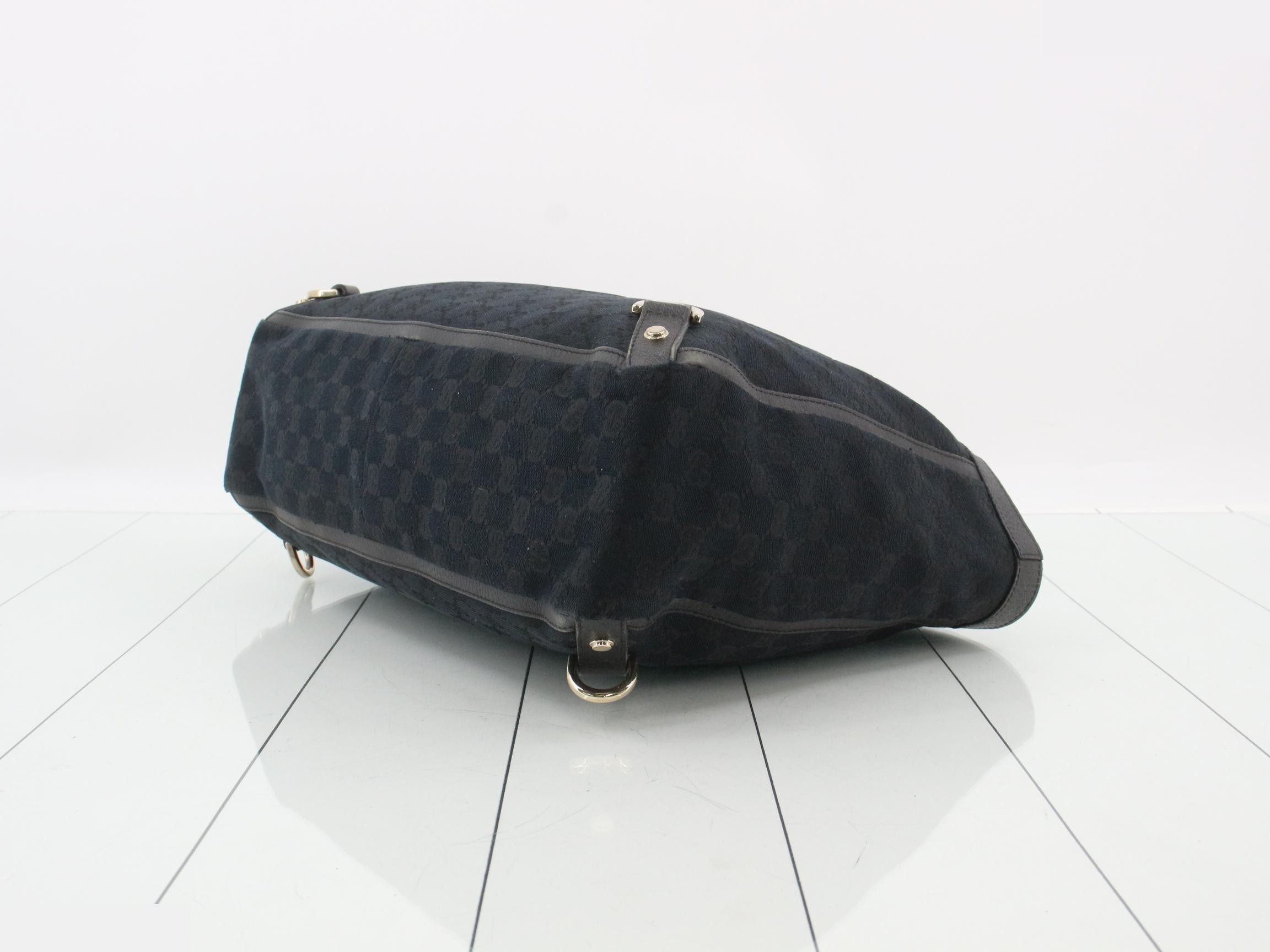 Abby GG Canvas Tote Bag 141472 — view 6