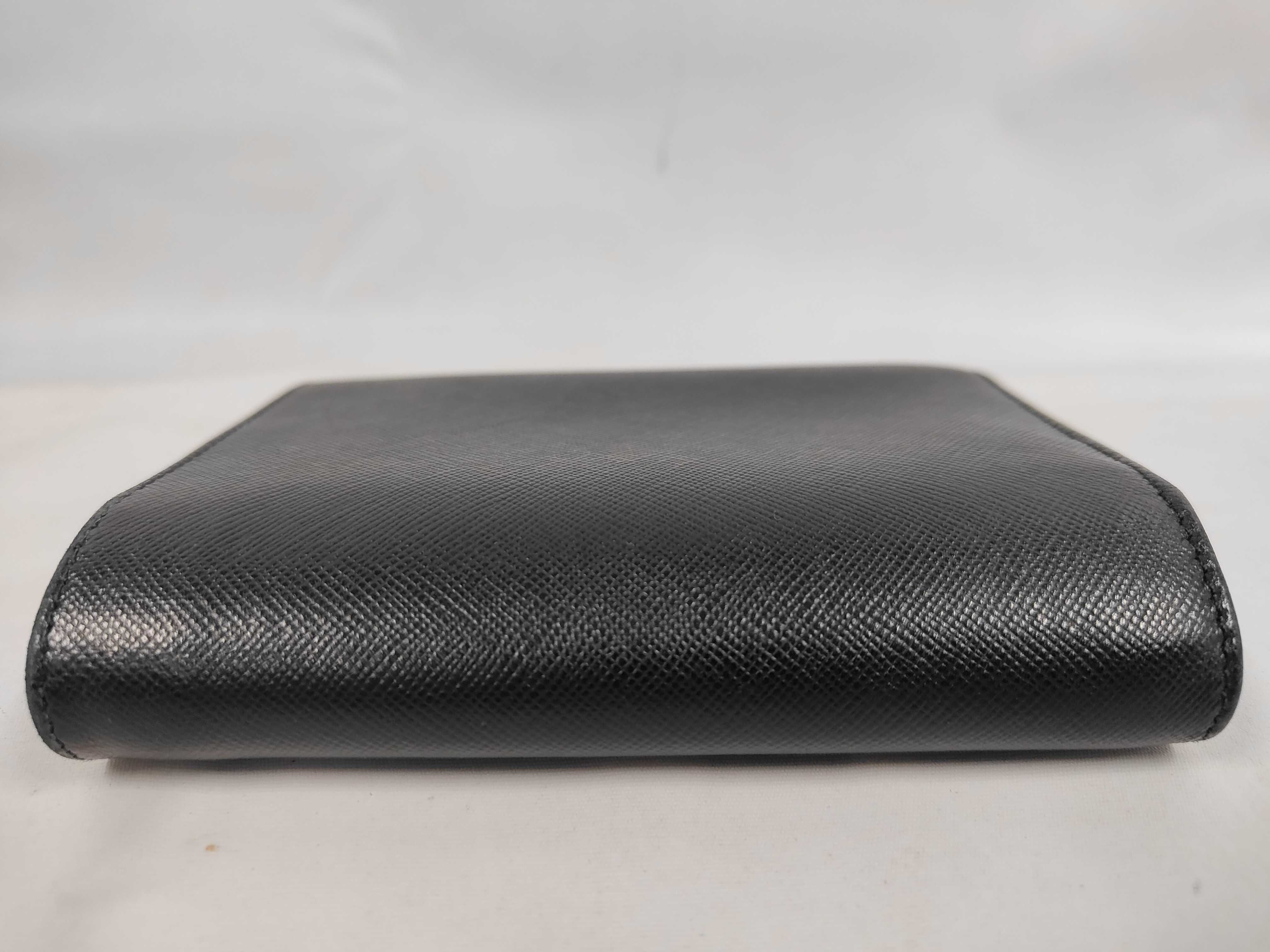 Black Saffiano Tri-fold Wallet — view 5