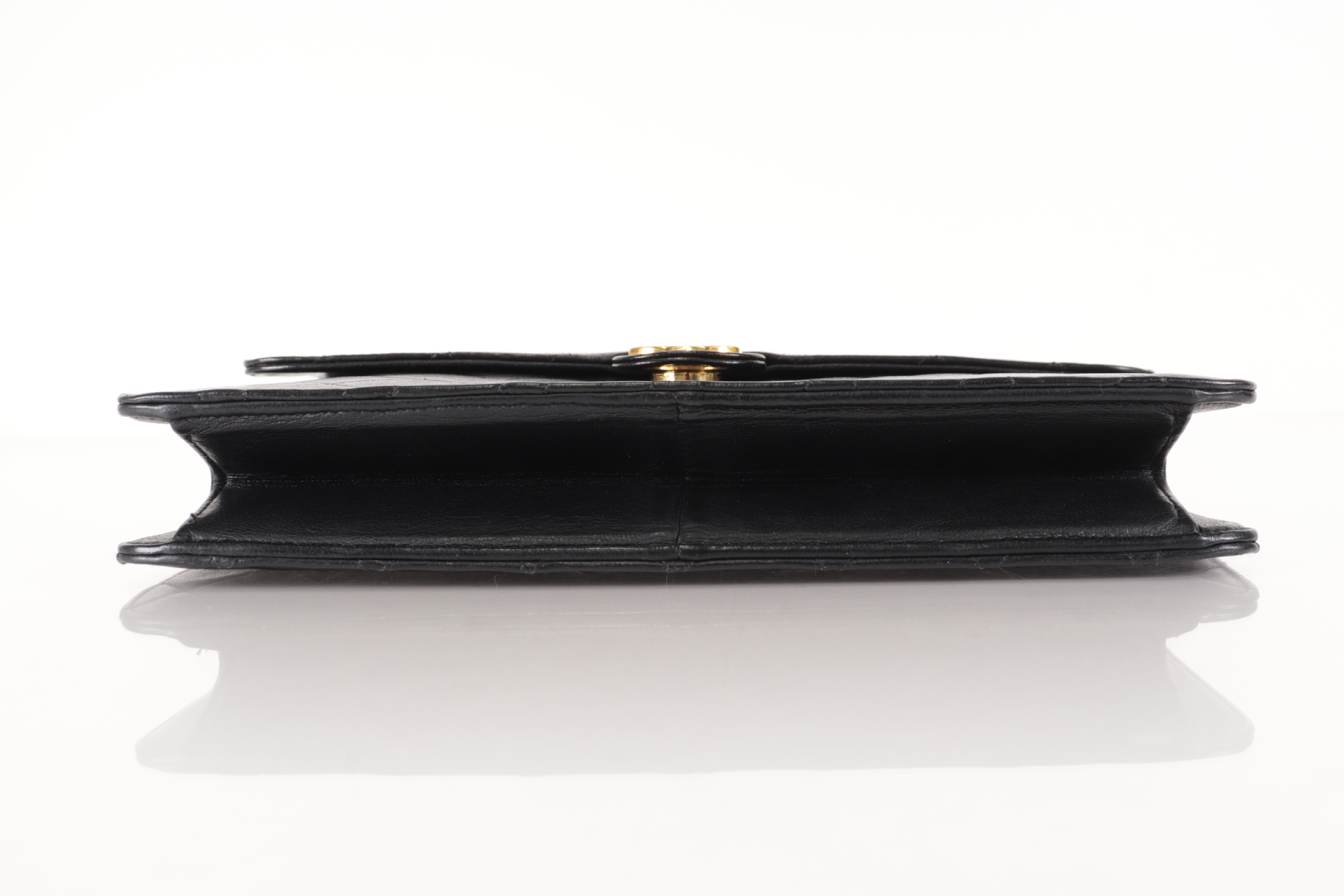 Push-Lock Lambskin Chain Shoulder Bag (Series 8) — view 7