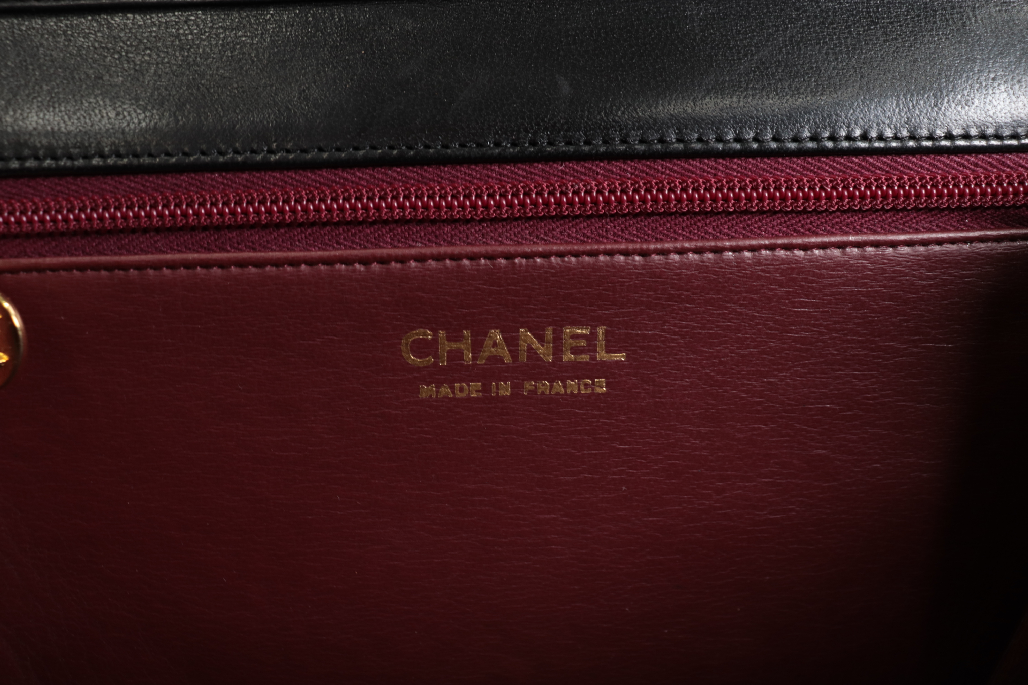 Push-Lock Lambskin Chain Shoulder Bag (Series 8) — view 8