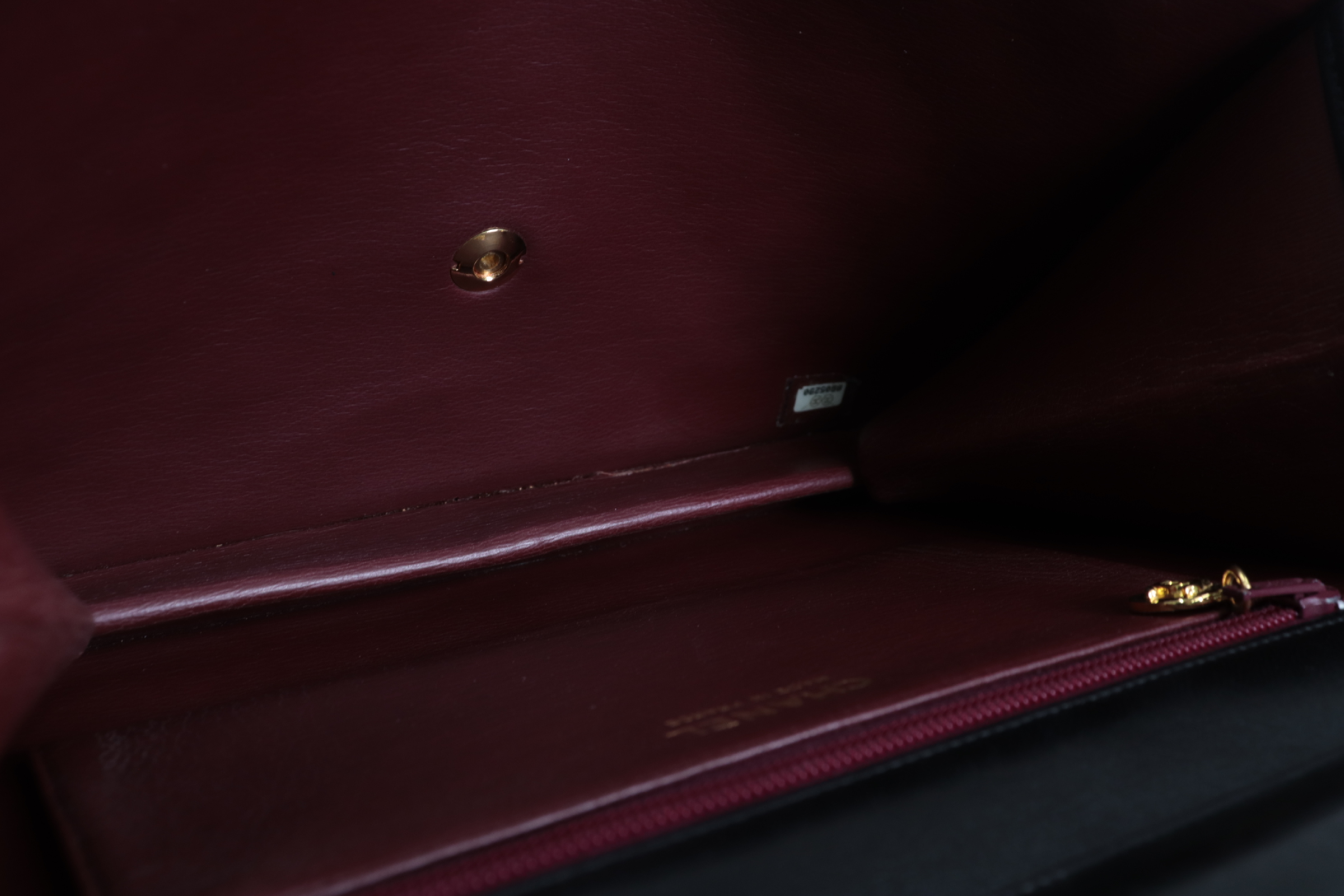 Push-Lock Lambskin Chain Shoulder Bag (Series 8) — view 9