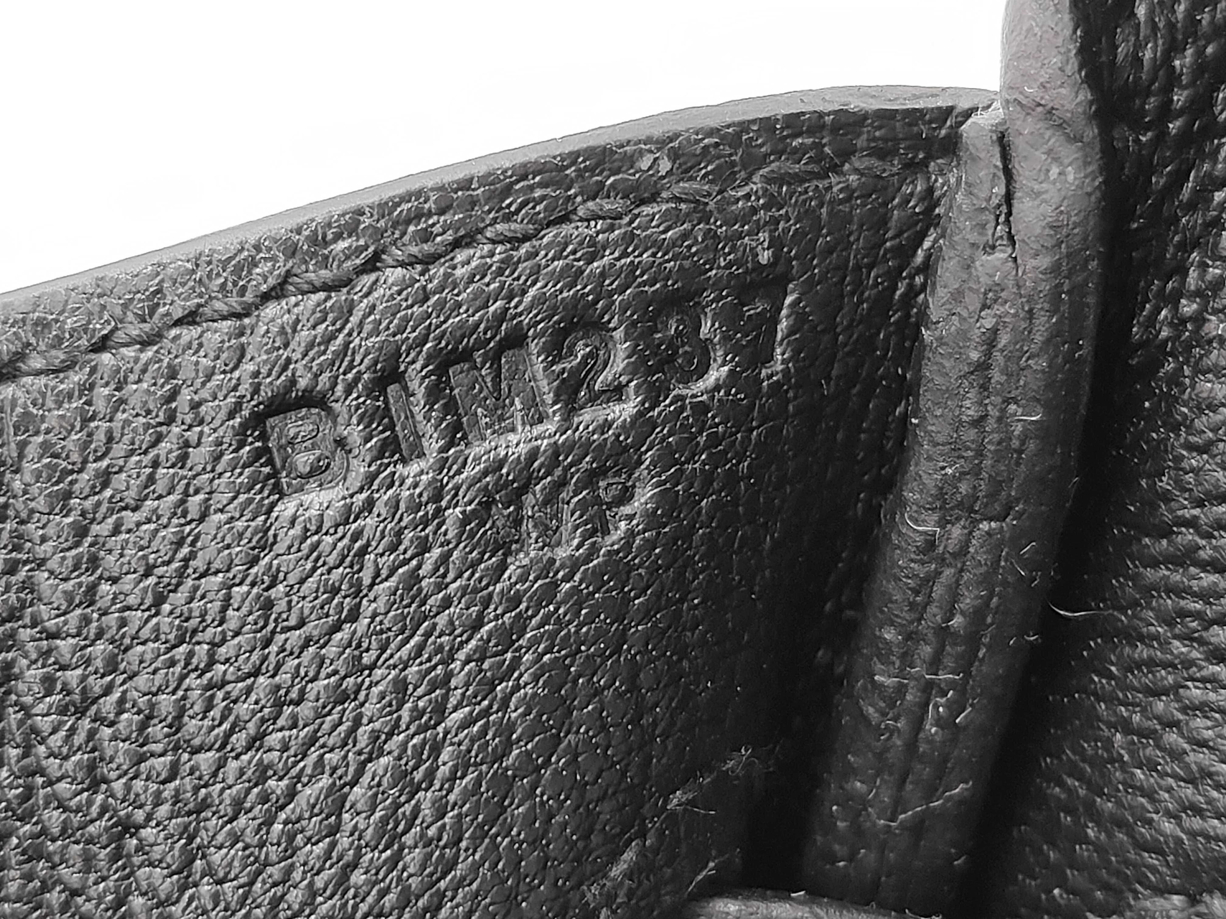 Birkin 30 Togo Leather, Black, Silver Hardware, B Stamp, Handbag — view 11