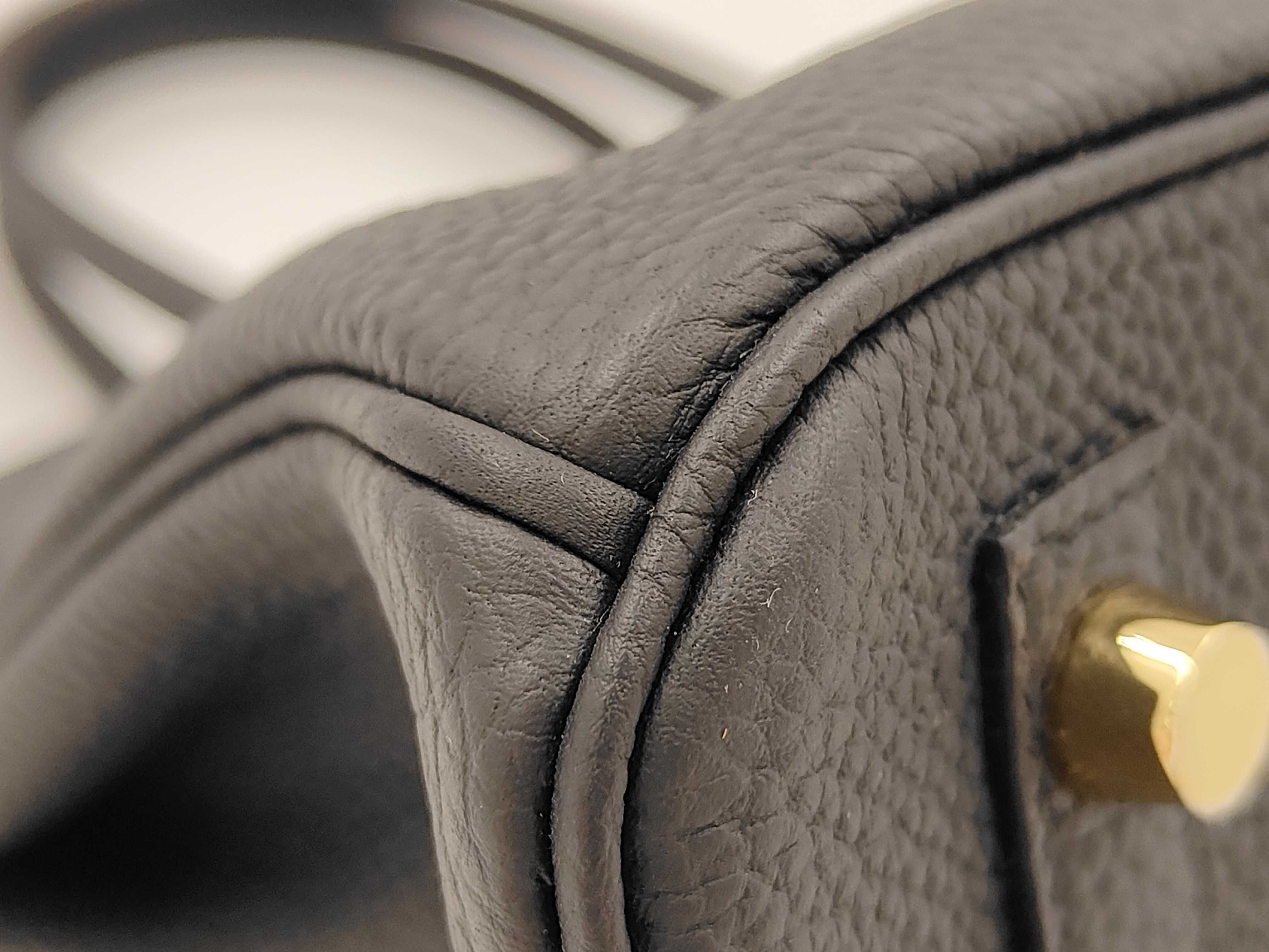 Birkin 30 Togo Leather, Black, Silver Hardware, B Stamp, Handbag — view 4