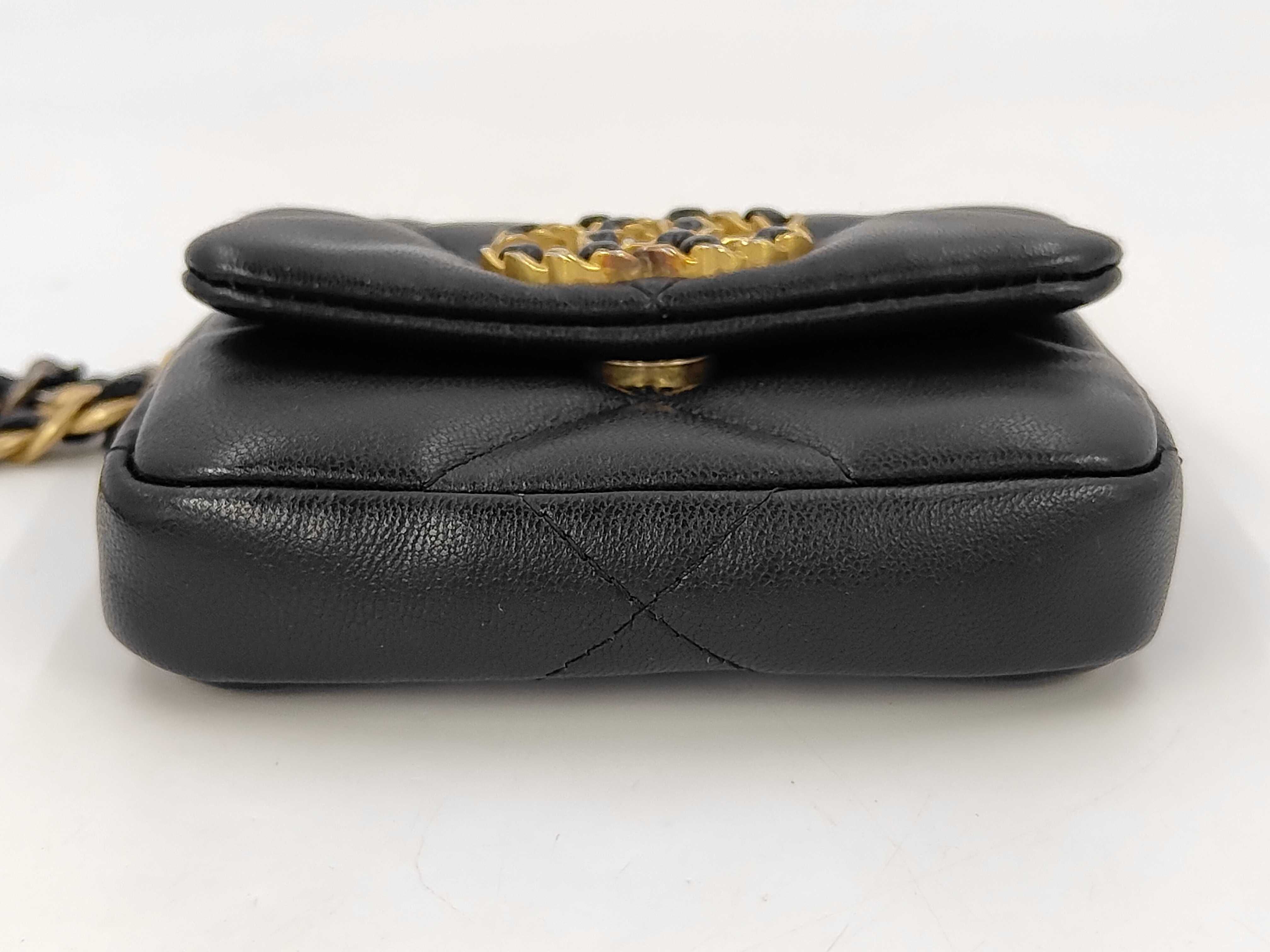 19 Chain Waist Bag, Black Shoulder Bag — view 8