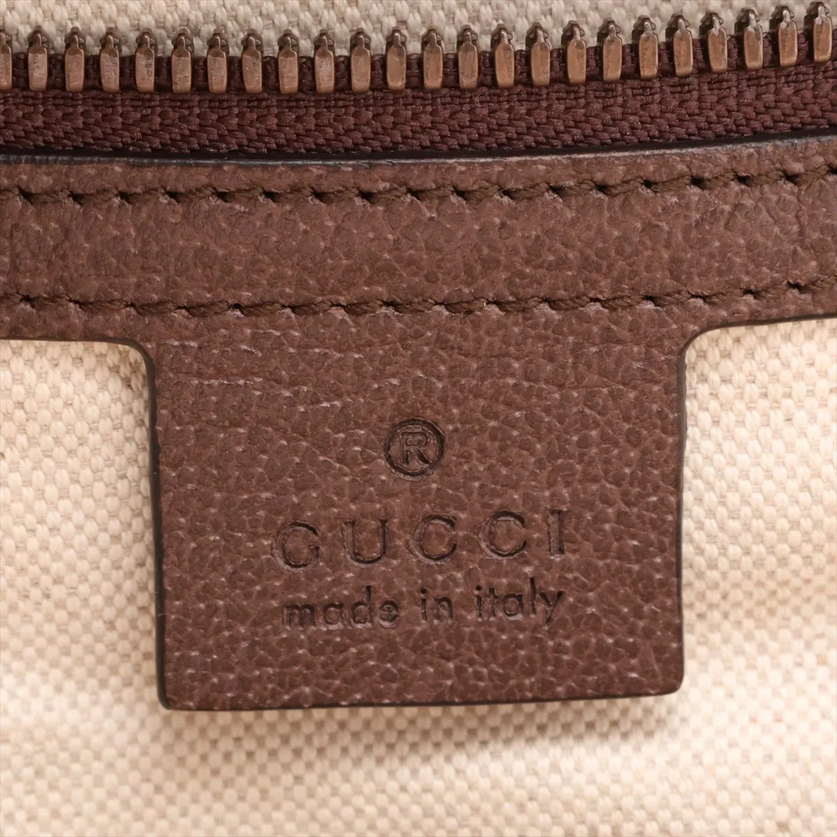 GG Supreme PVC x Leather Backpack/Rucksack, Beige x Brown, 547965 — view 10